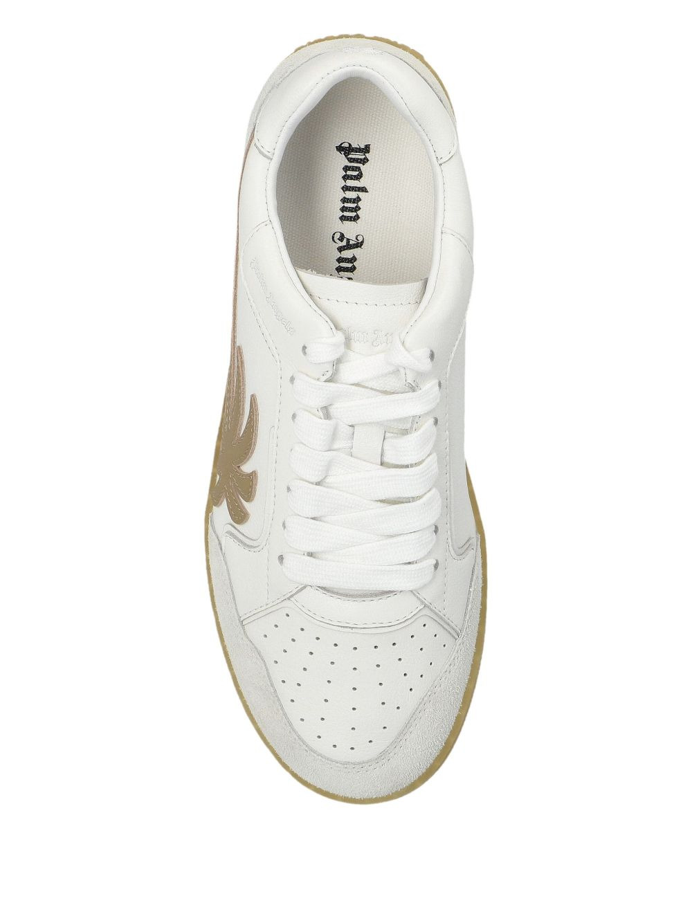 palm tree leather sneakers - 3