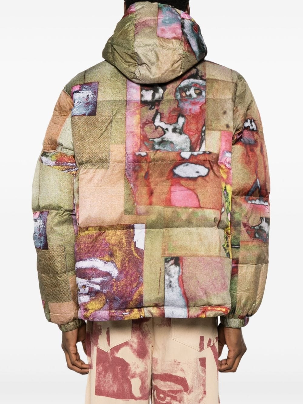 Faces Collage jacket - 4