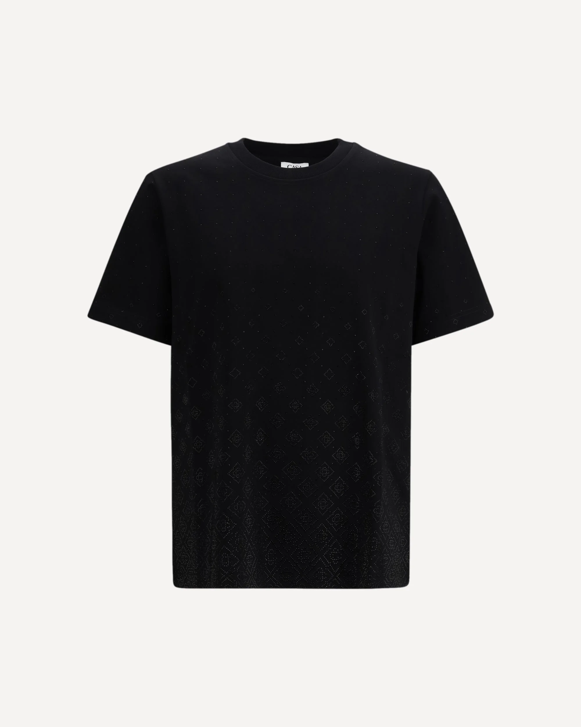 Degrade monogram made out of crystals short-sleeve T-shirt - 1