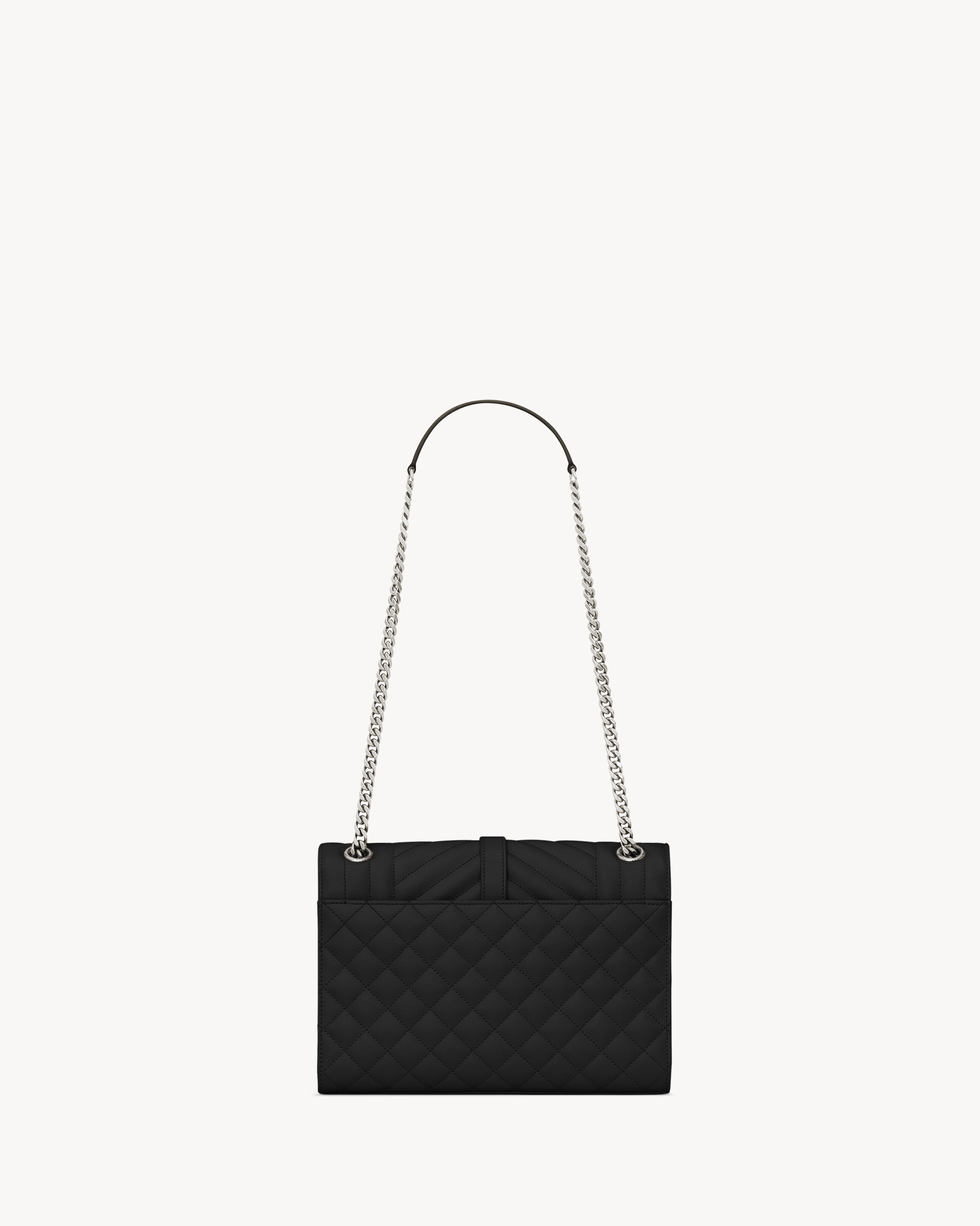 ENVELOPE MEDIUM IN QUILTED GRAIN DE POUDRE EMBOSSED LEATHER - 2