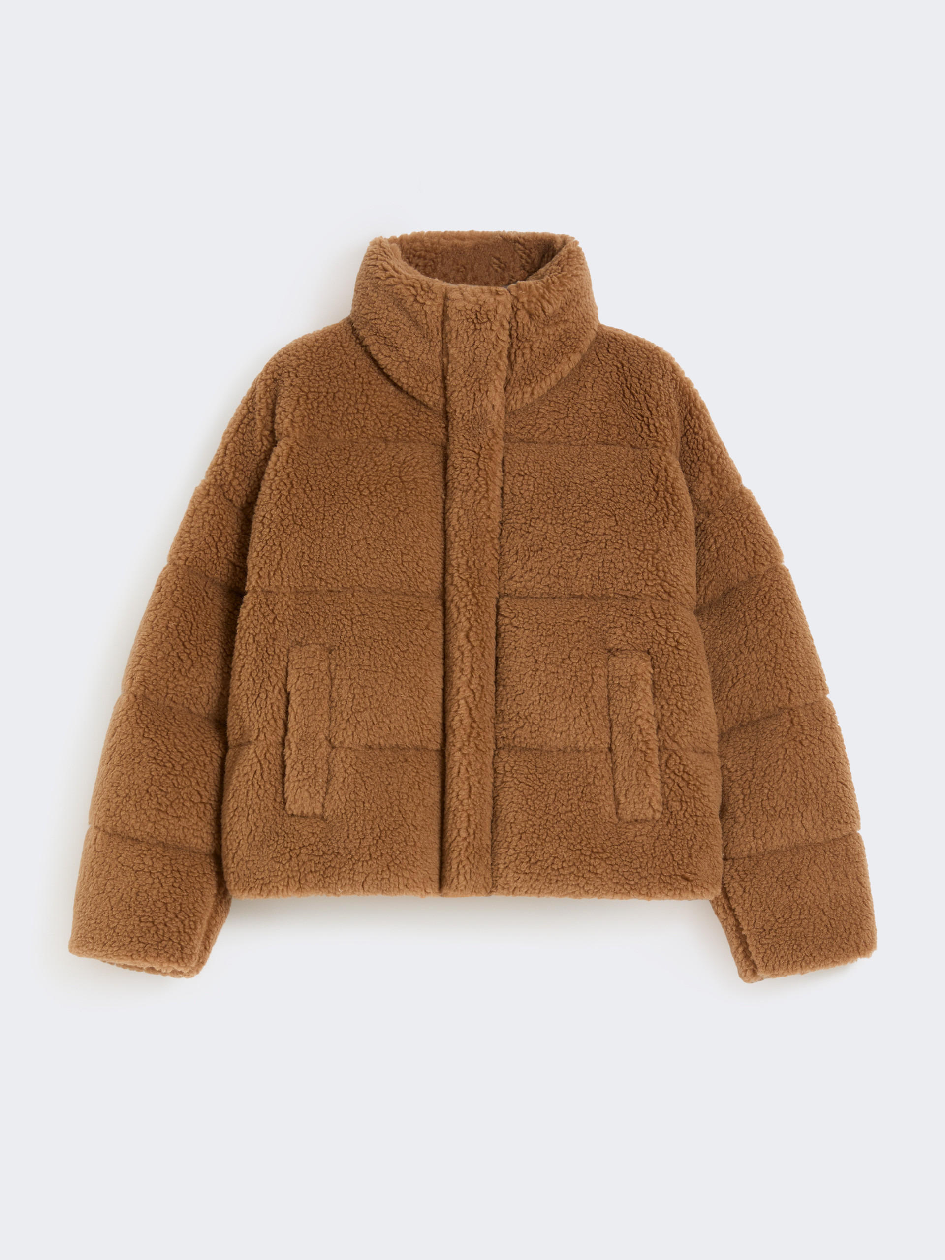 ALFREDO Cropped wool down jacket - 1