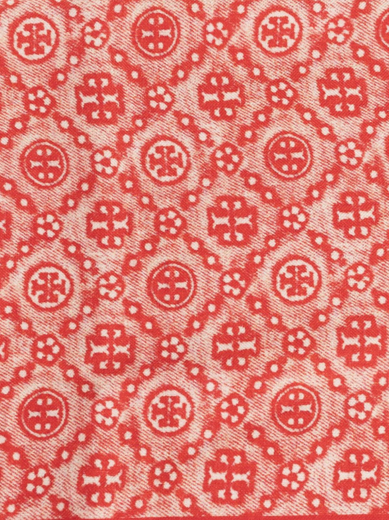 T-monogram fringed scarf 3