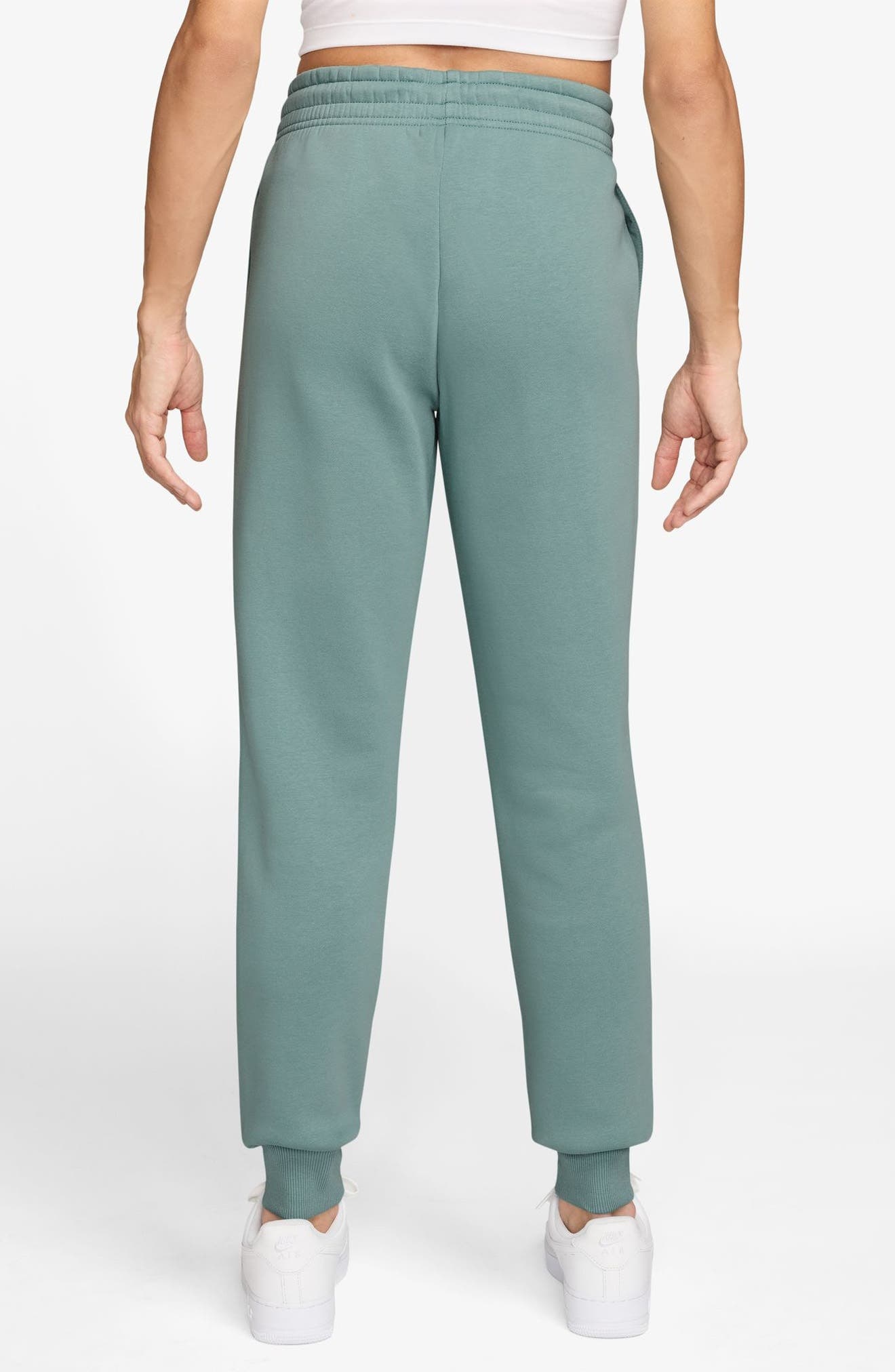 Nike Sportswear Phoenix Fleece Mid Rise Joggers in 017 Cannon/sail at Nordstrom - 2