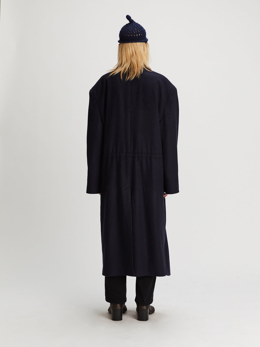 Vagabonda Big Coat Deep Blue - 4