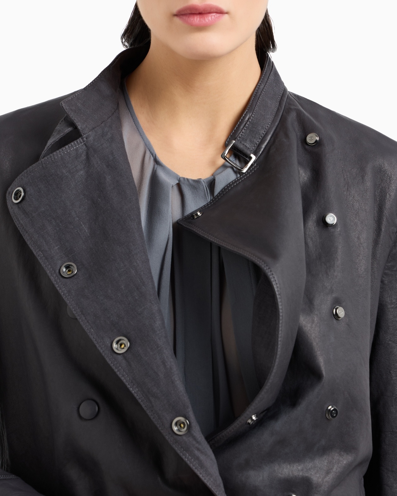SILK GEORGETTE SHIRT - 5