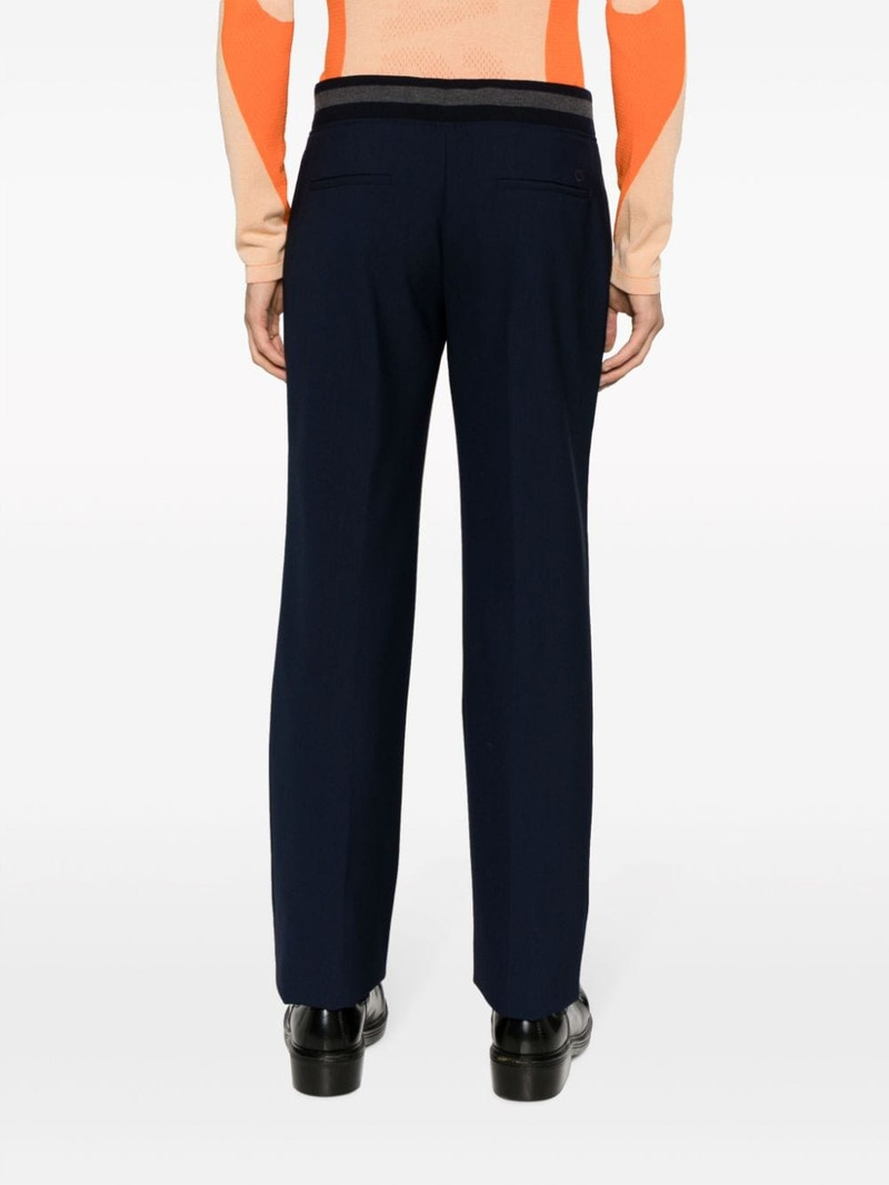 stripe-detail straight-leg trousers 4