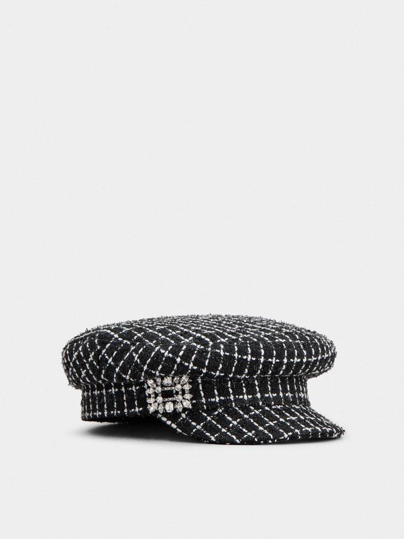Roger Vivier Broche Vivier Sailor Hat in tweed outlook