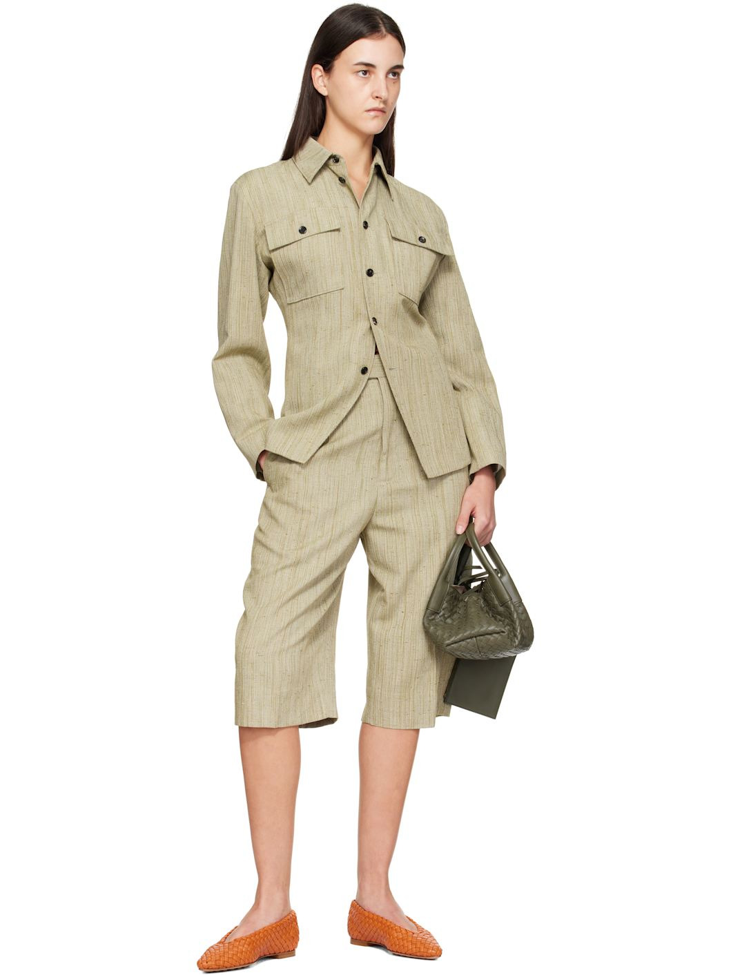 Khaki Small Pinacoteca Bag - 4