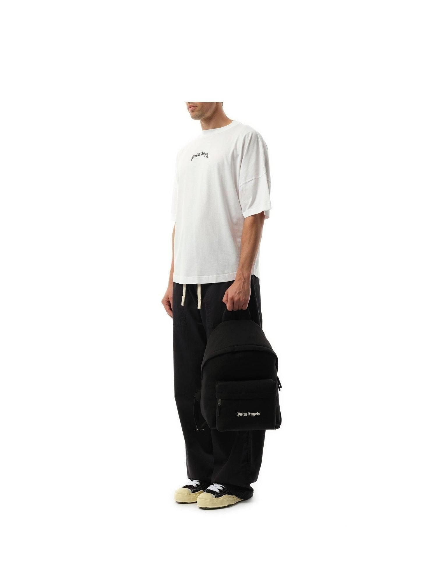Cordura Classic Logo Backpack in Black/White - 4