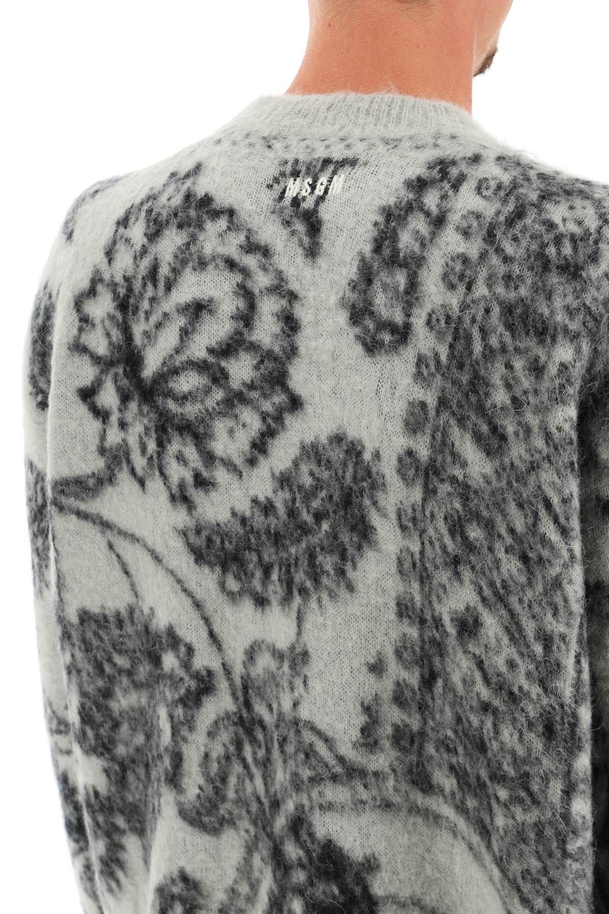 MOHAIR CREW NECK SWEATER - 5