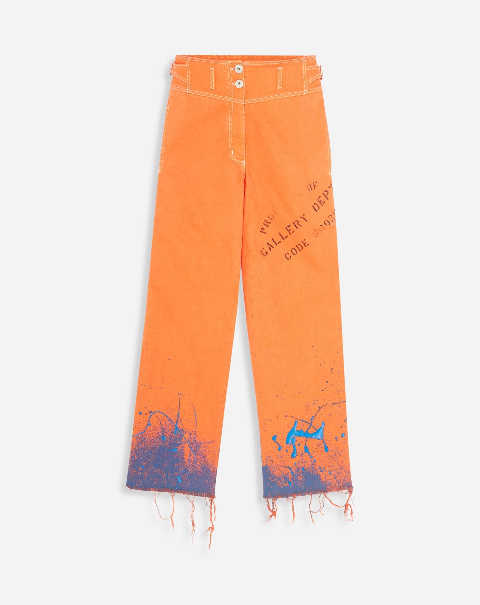 GALLERY DEPT. X LANVIN HIGH-WAISTED DENIM PANTS - 1