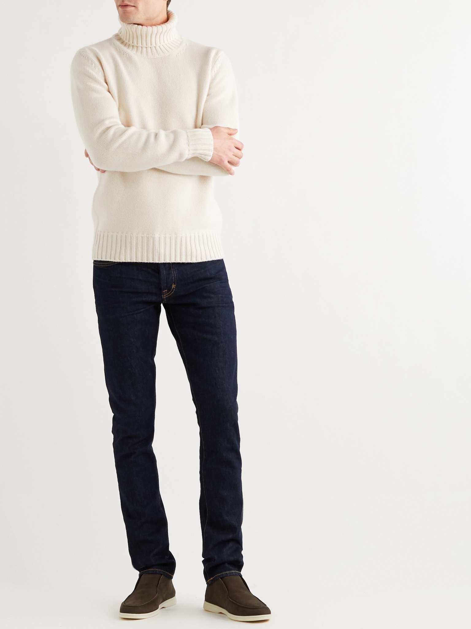 Grafton Baby Cashmere Rollneck Sweater - 2