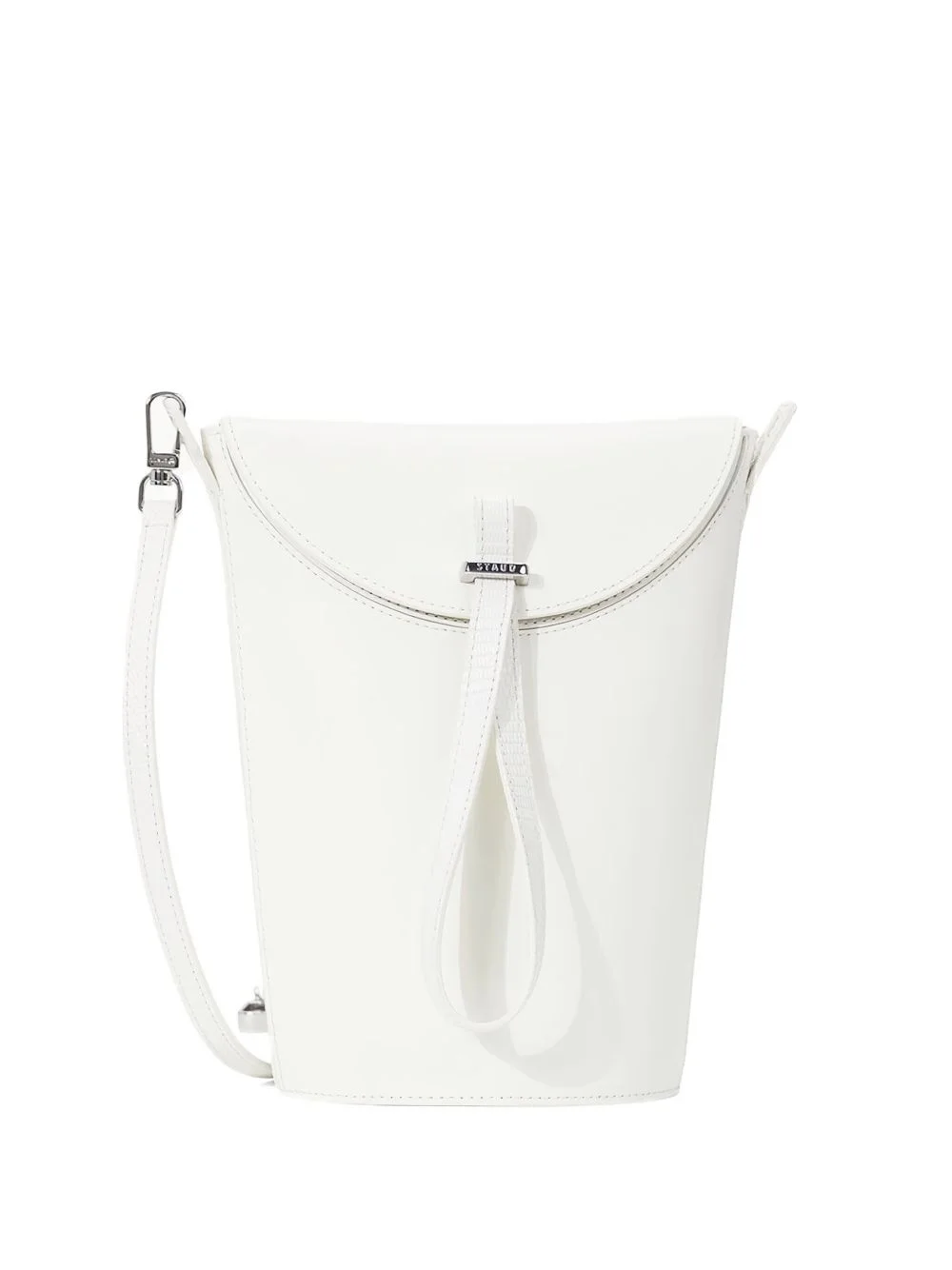 leather bucket bag top handle - 1
