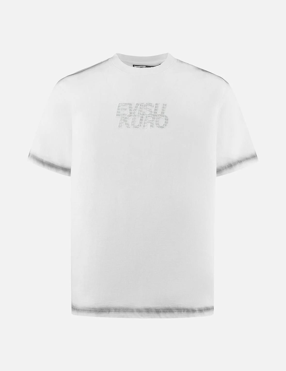 Japanese Appliqué Logo Embroidery Regular Fit T-shirt - 1