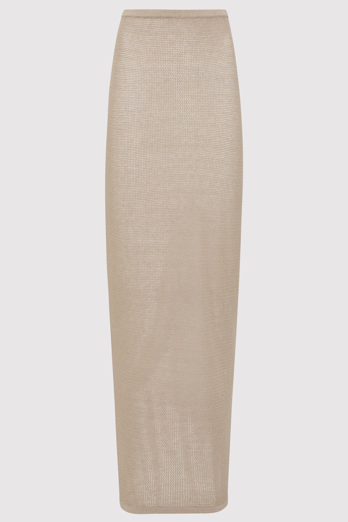 Mesh Maxi Skirt - Fog - 1