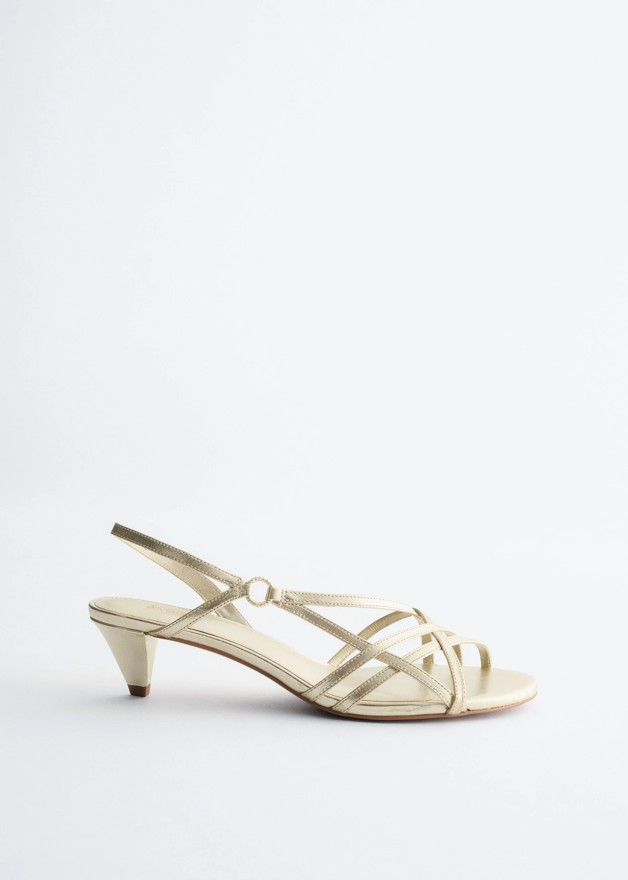 Strappy Leather Sandals - 1