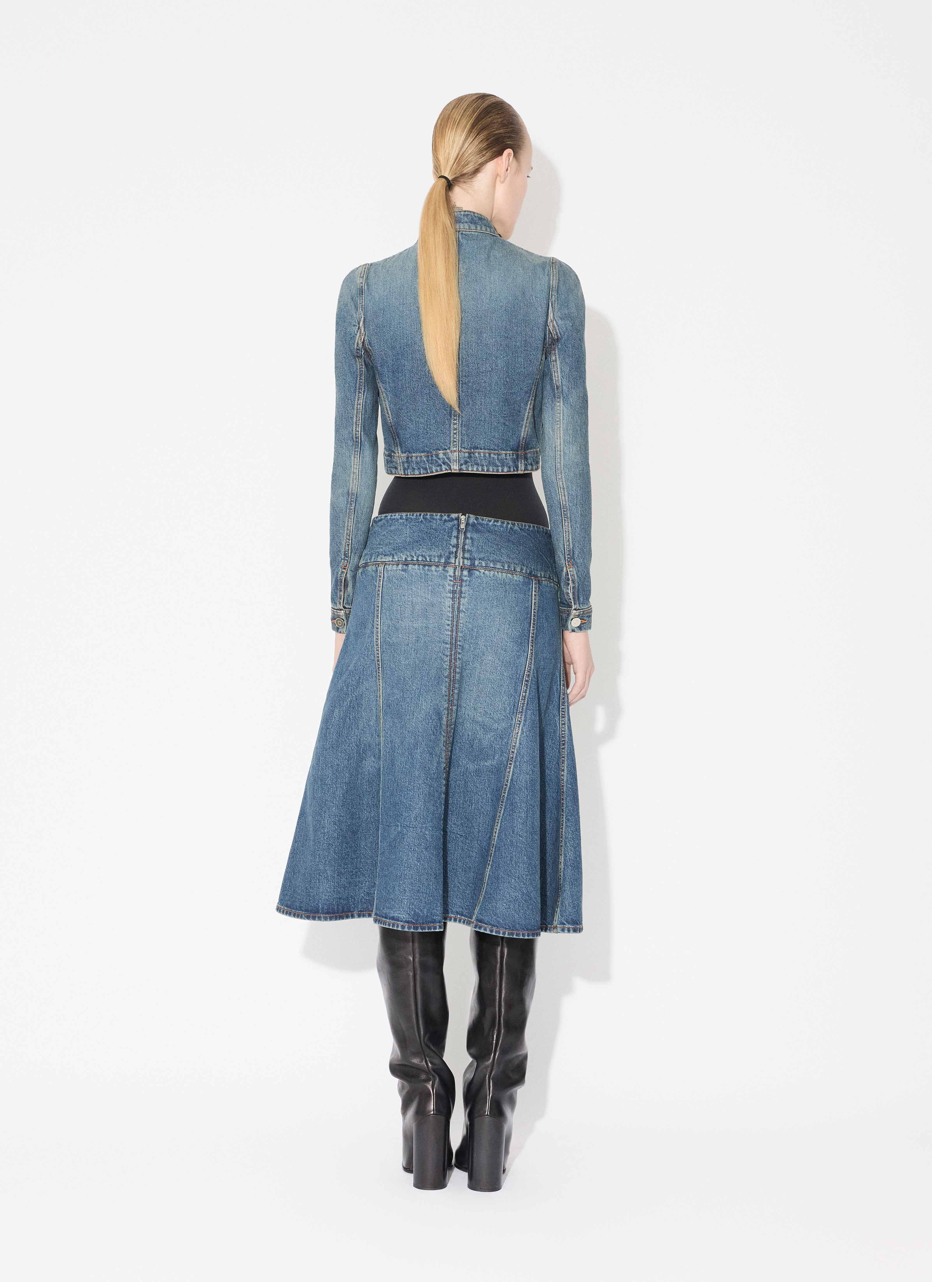 DENIM CROPPED JACKET - 3