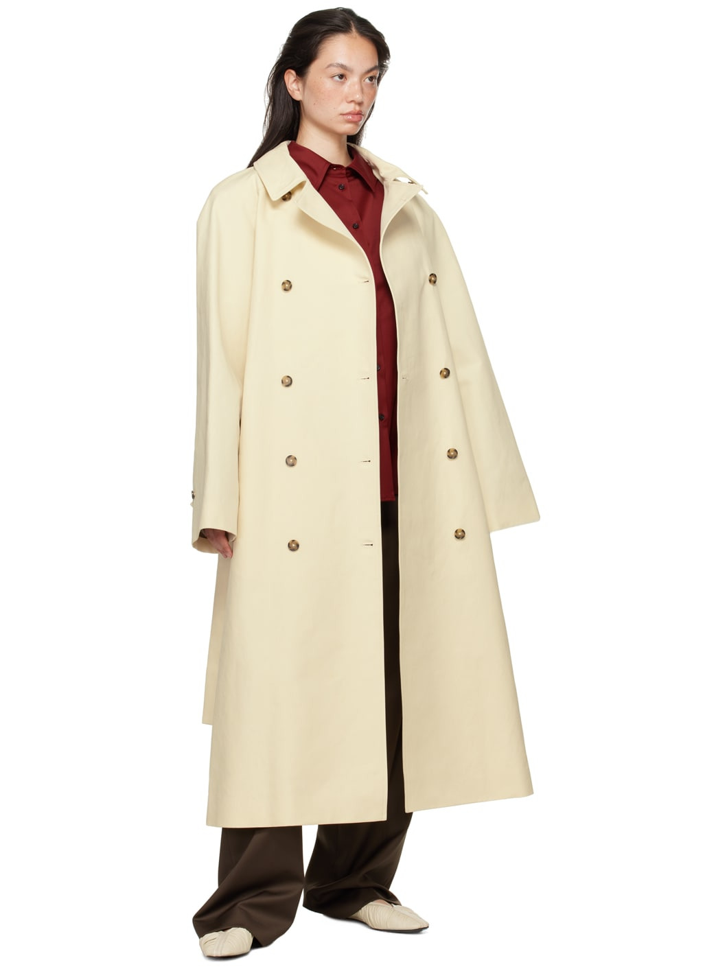 Off-White Kamina Trench Coat - 4
