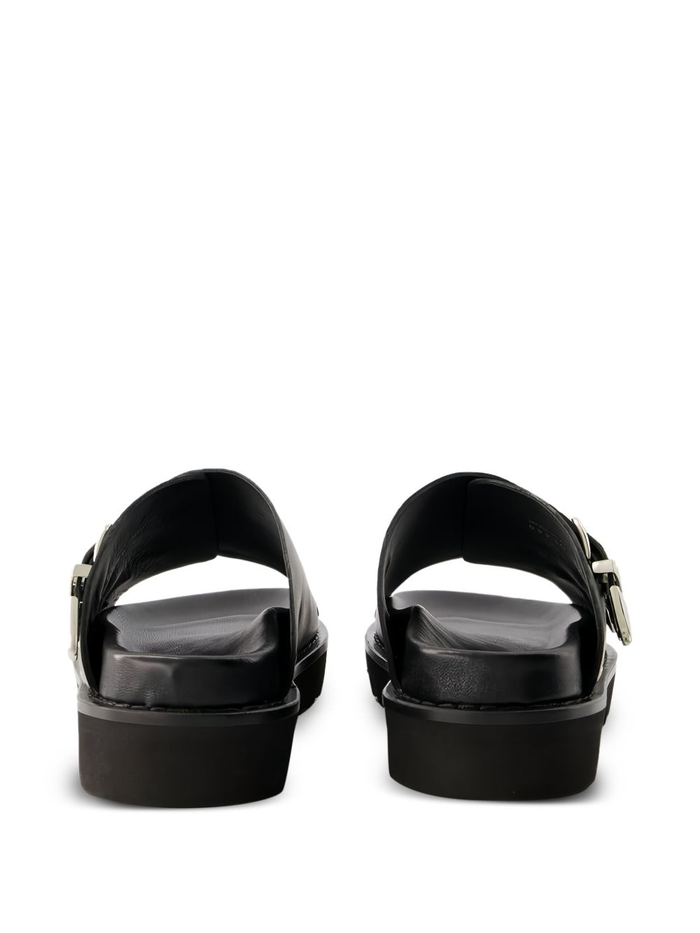 buckle-embellished slides - 3