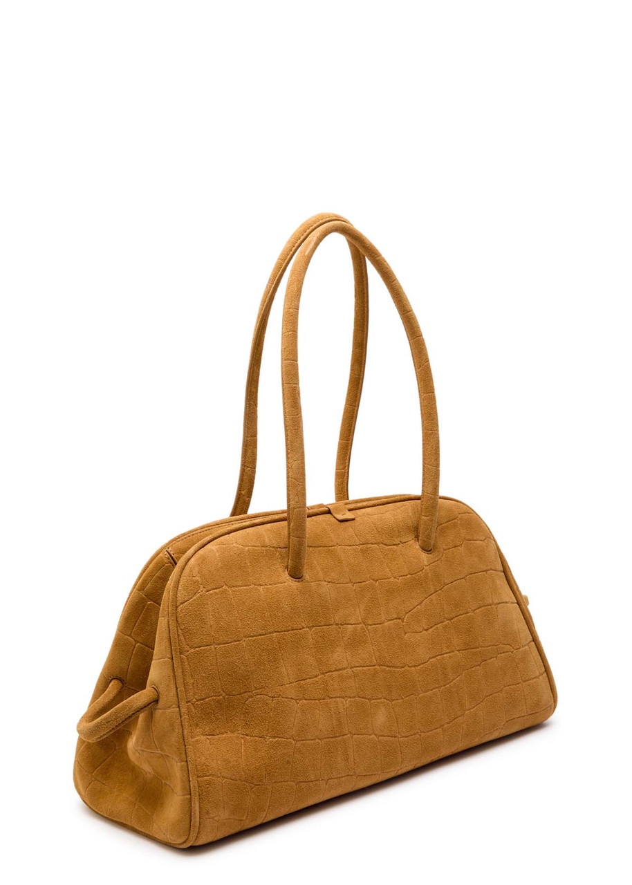 Jacquemus Le Turismo Crocodile-effect Suede Shoulder bag - 2