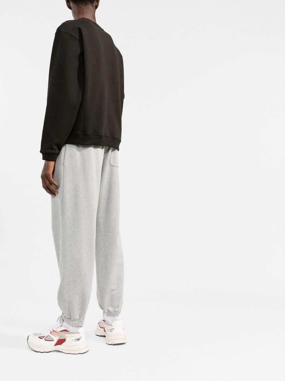 logo-patch crew-neck sweatshirt - 4