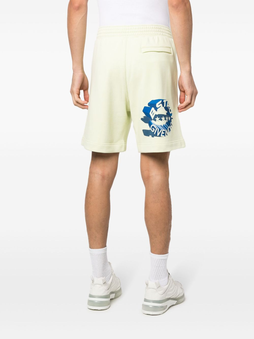 x BSTROY graphic-print track shorts - 4