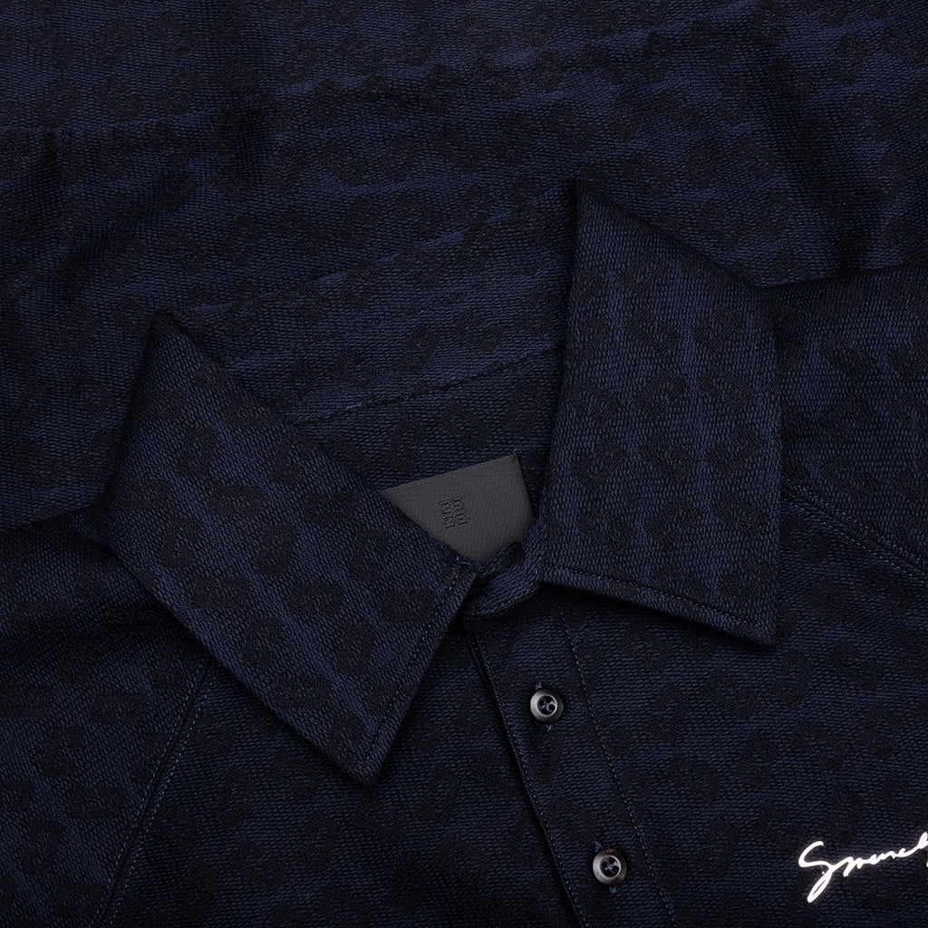 MONOGRAM 72 JACQUARD POLO - BLACK/NAVY - 3