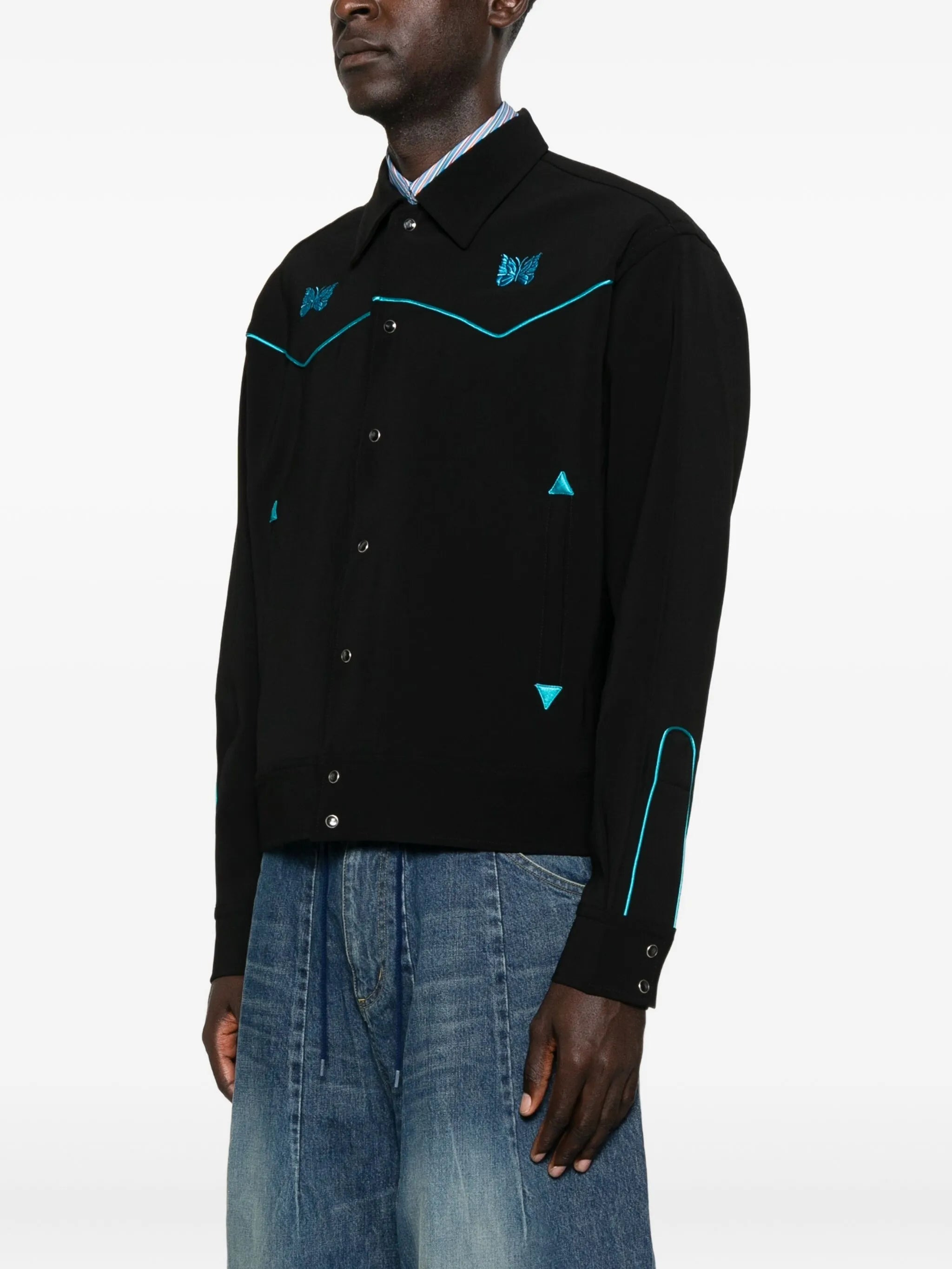 Needles Butterfly-appliqué Jacket - 2