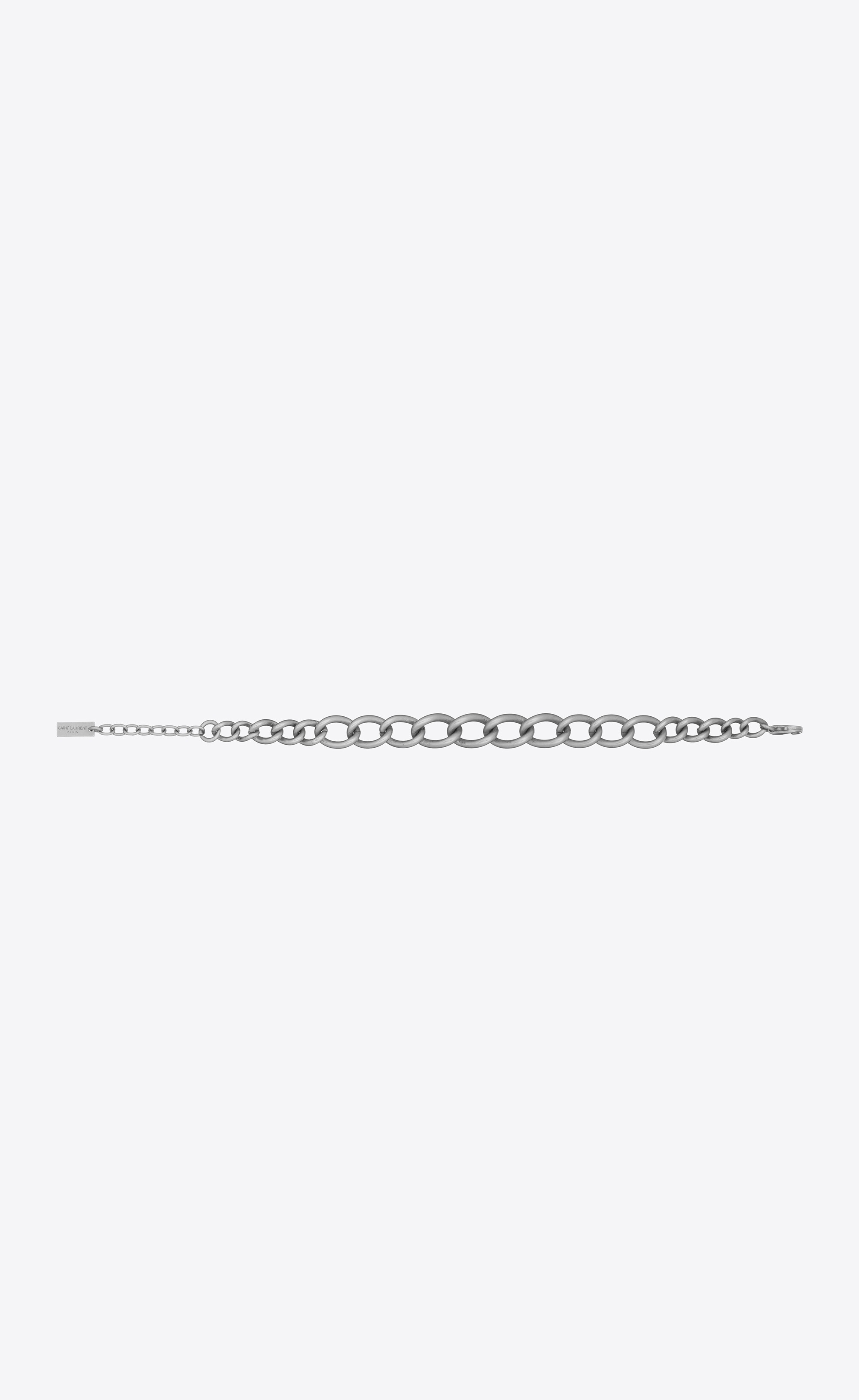 graduated chain bracelet in metal - 2