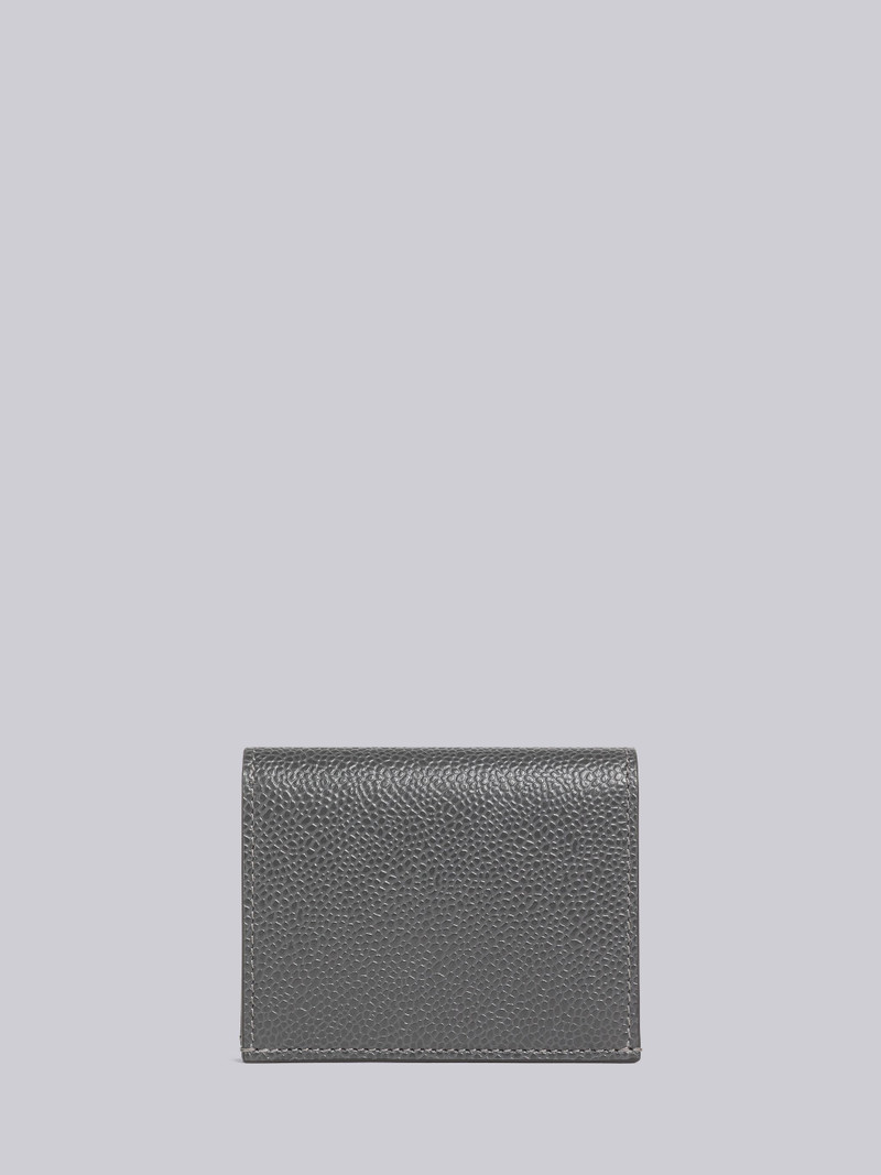 Pebble Grain Leather Lobster Double Card Holder 4