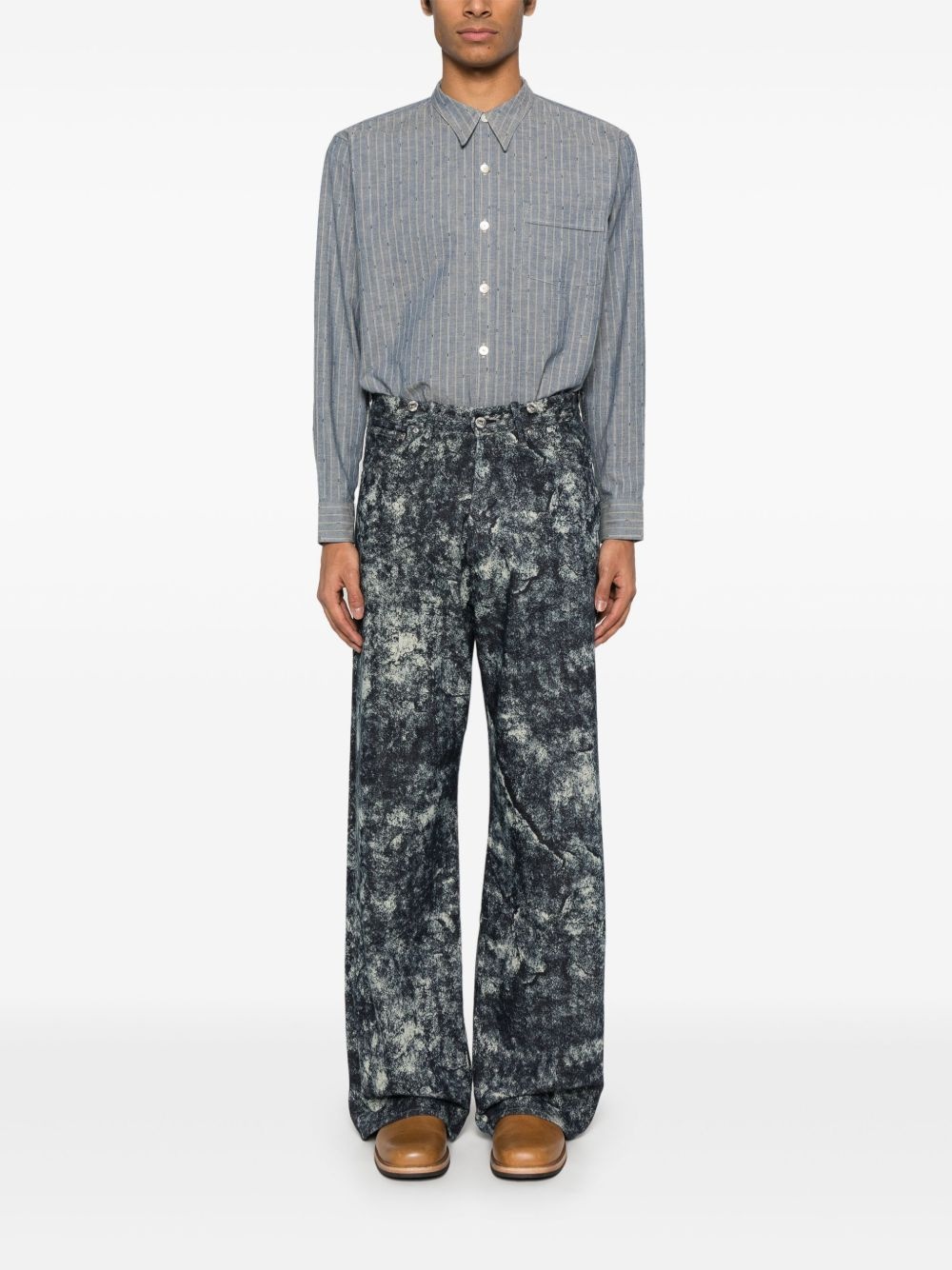 printed jeans - 2