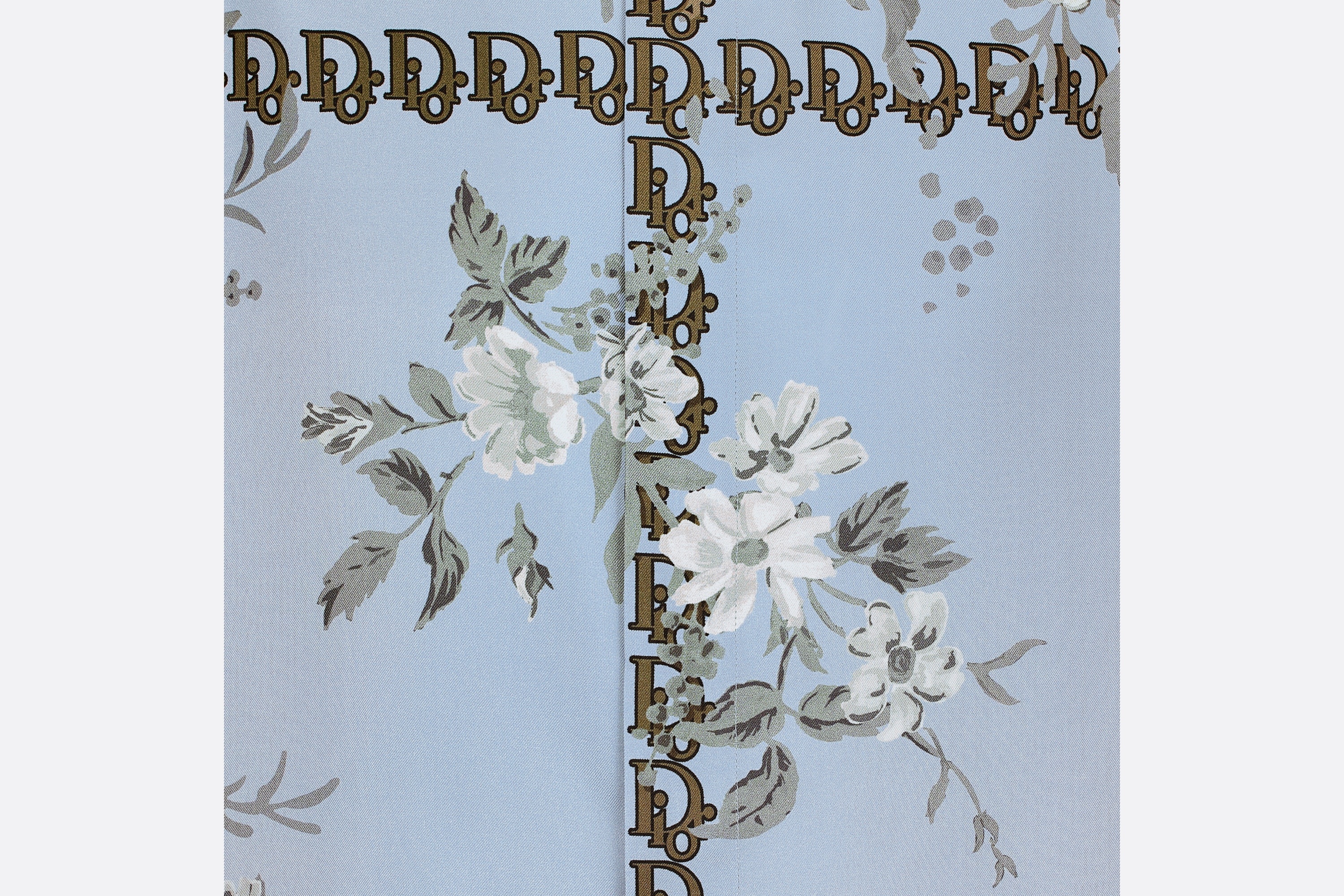 Dior Oblique Floral Short-Sleeved Shirt - 3