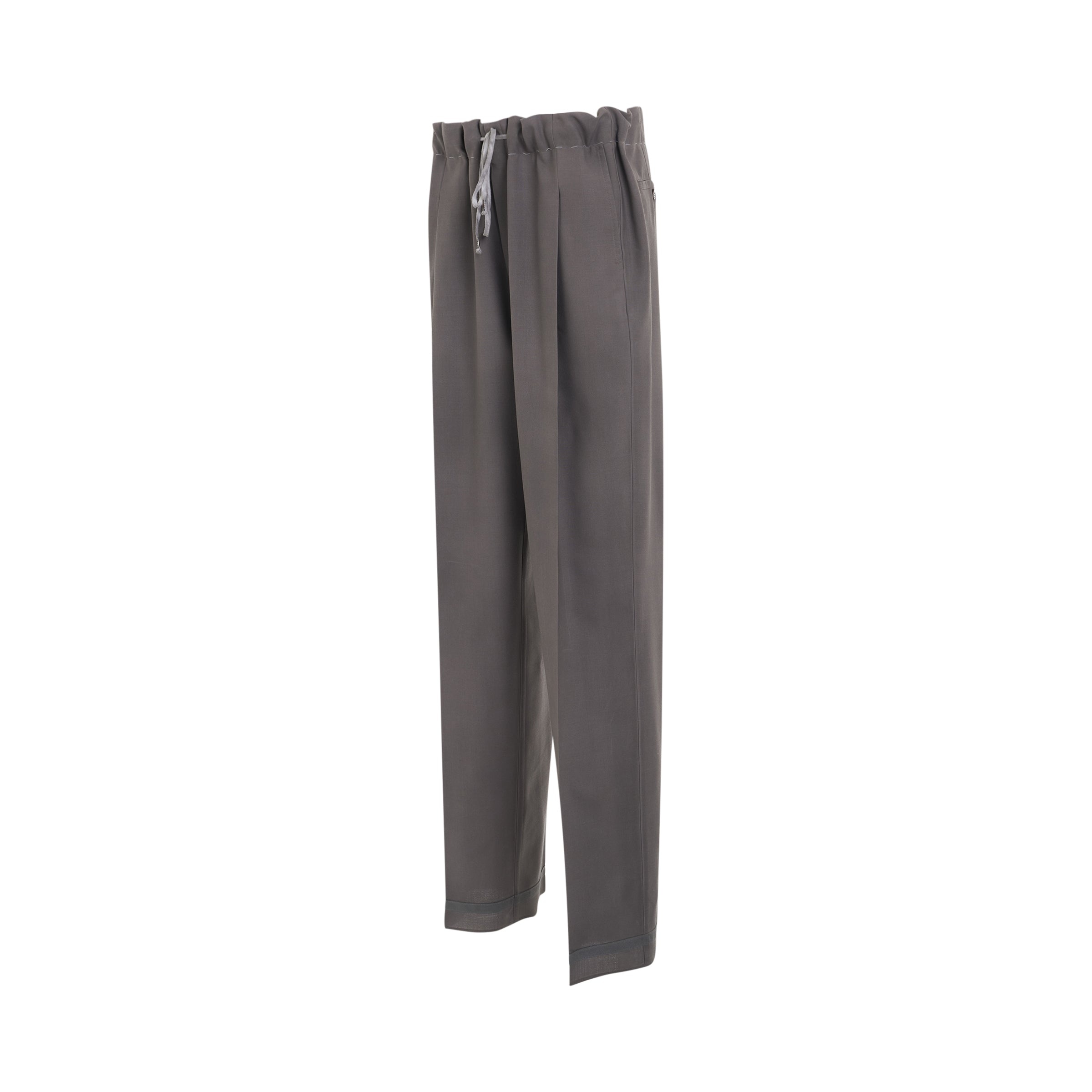 Wool Trousers in Grey - 2