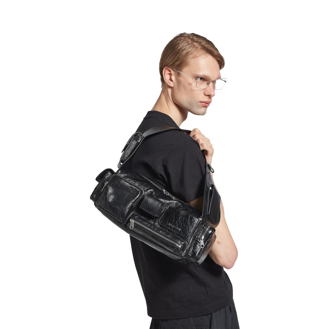 Superbusy Small Sling Bag  in Black - 6