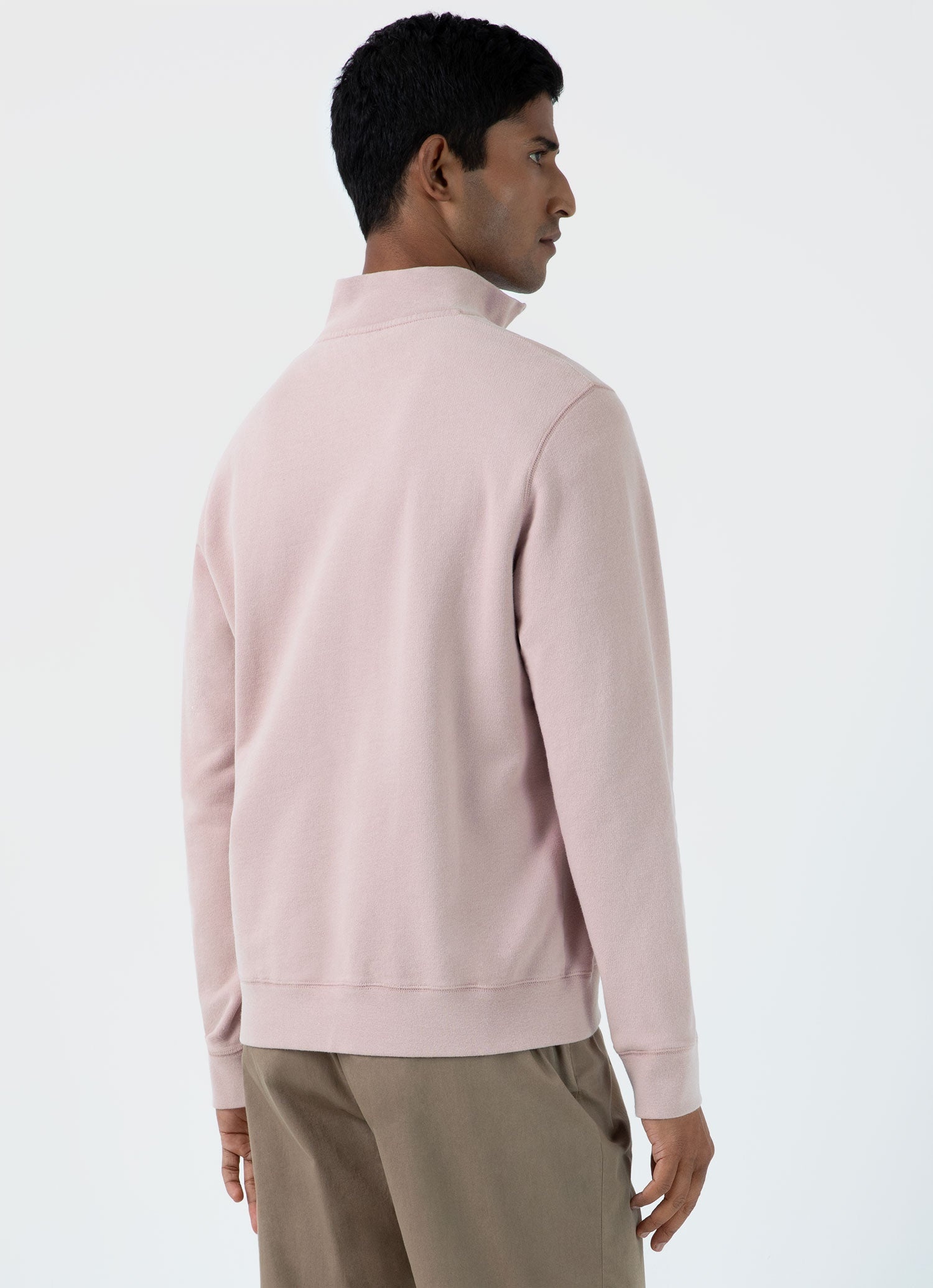 Half Zip Loopback Sweatshirt - 5