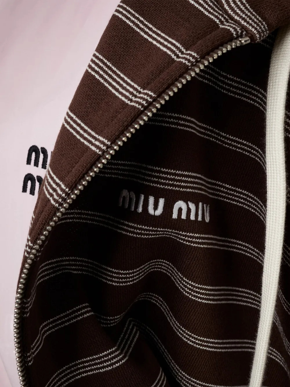 MIU MIU - Women Striped Hoodie - 7