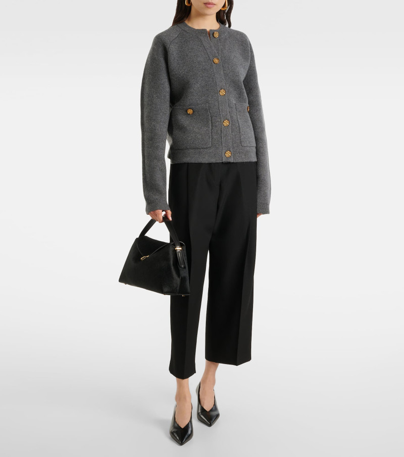 Totême T-Lock calf hair tote bag outlook