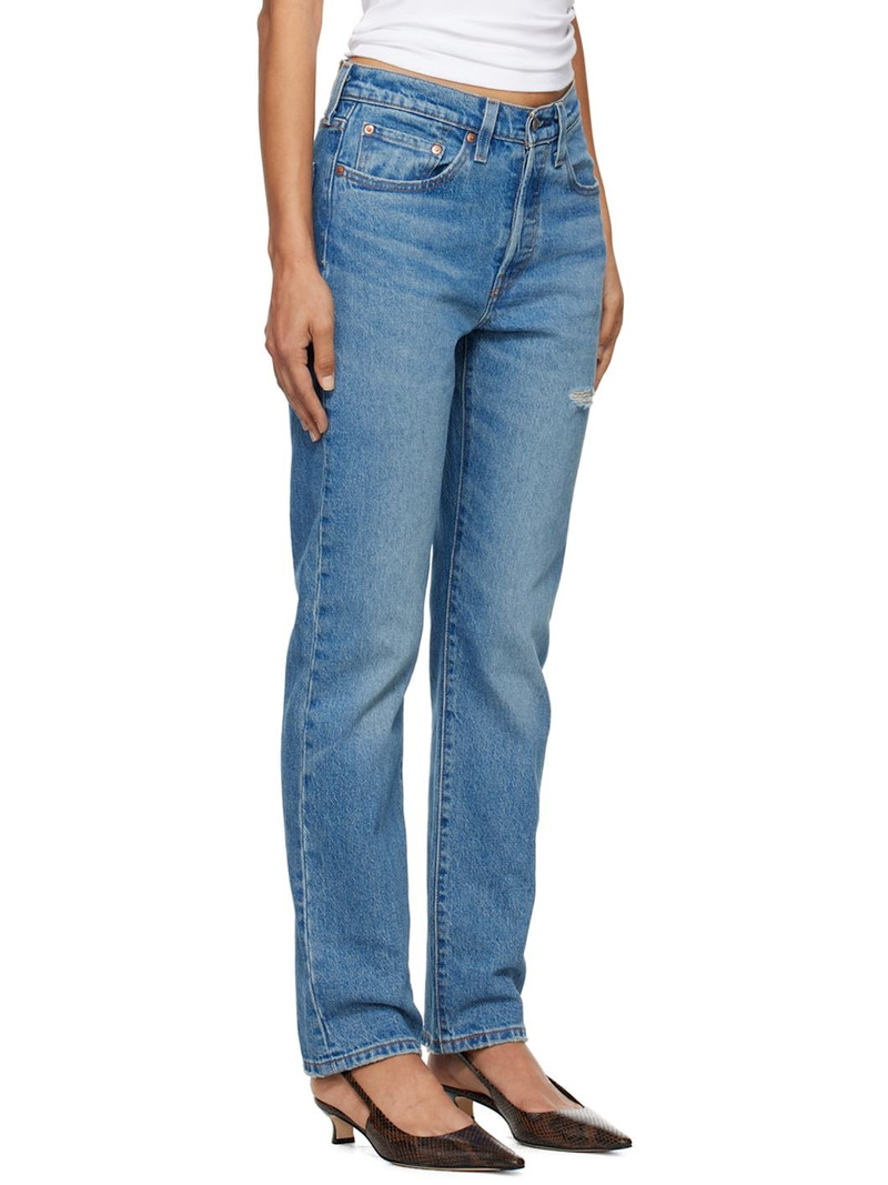 Levi's Blue 501 Original Fit Jeans outlook