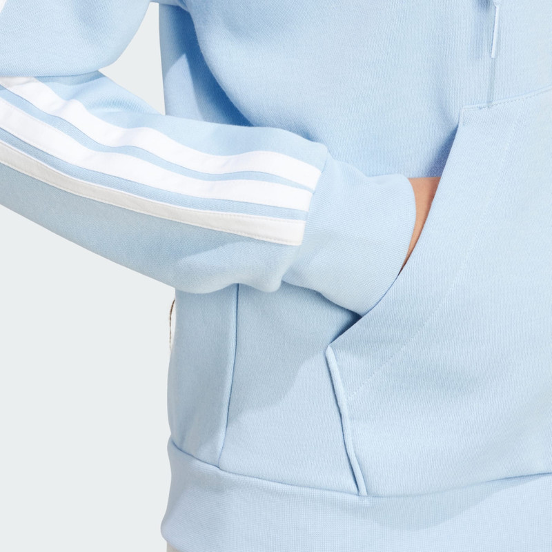 Essentials 3-Stripes Full-Zip Fleece Hoodie 6