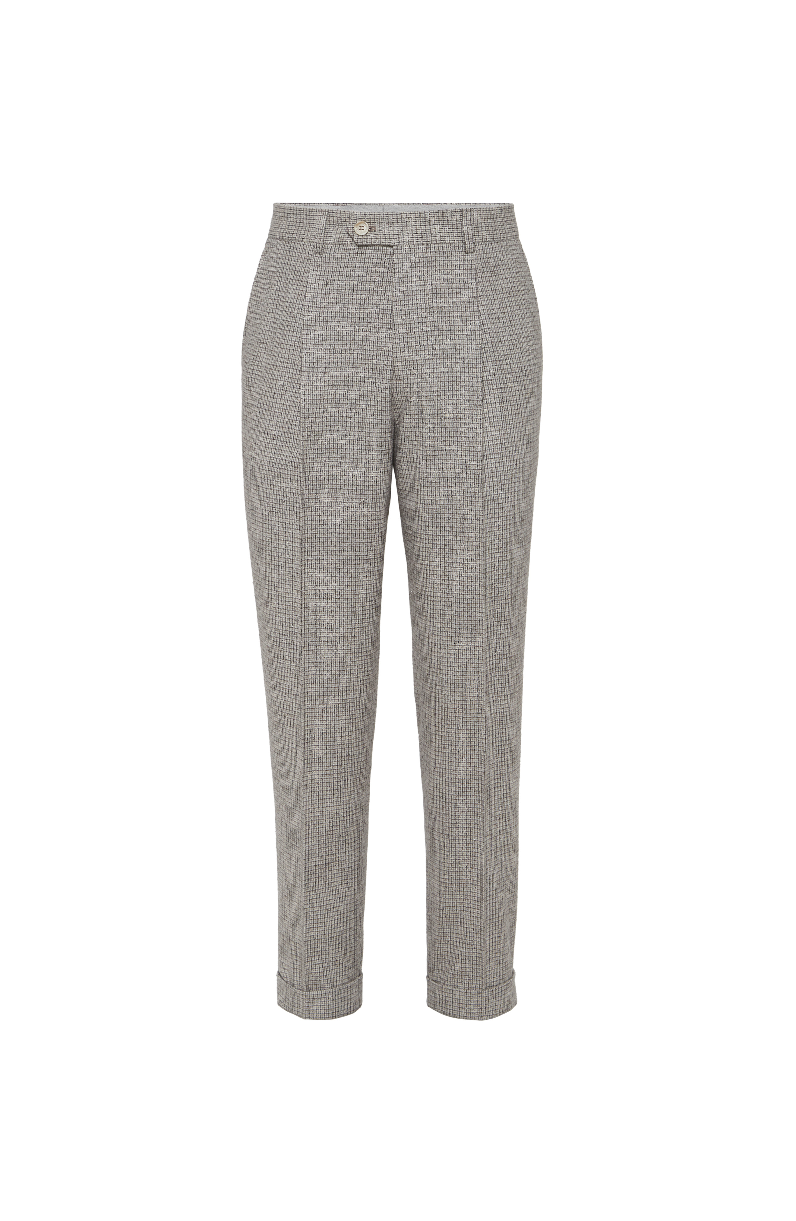 Brunello Cucinelli Flannel trousers in Espresso at Nordstrom - 1
