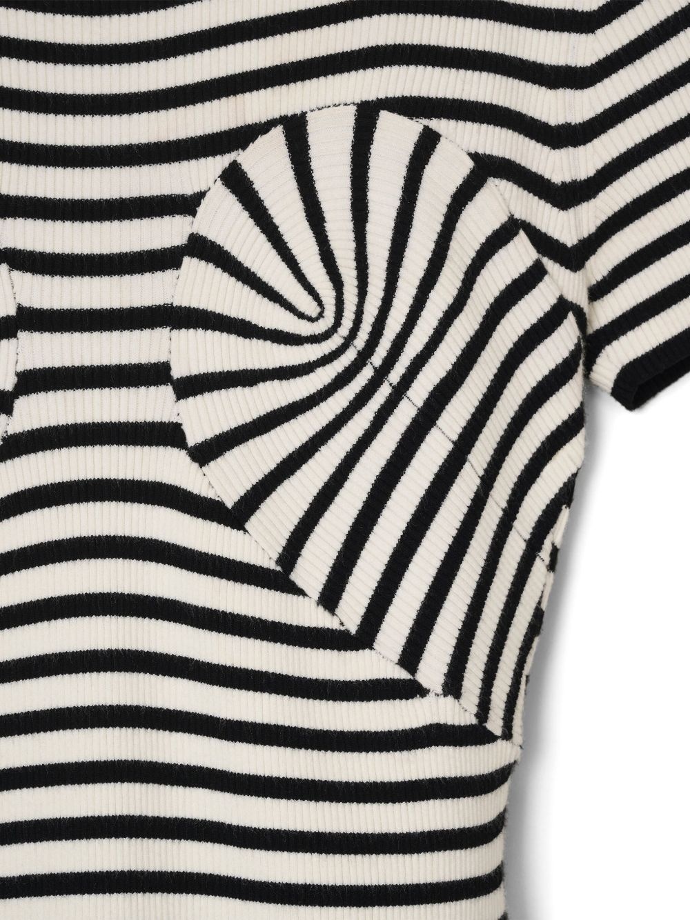 striped mini dress - 6
