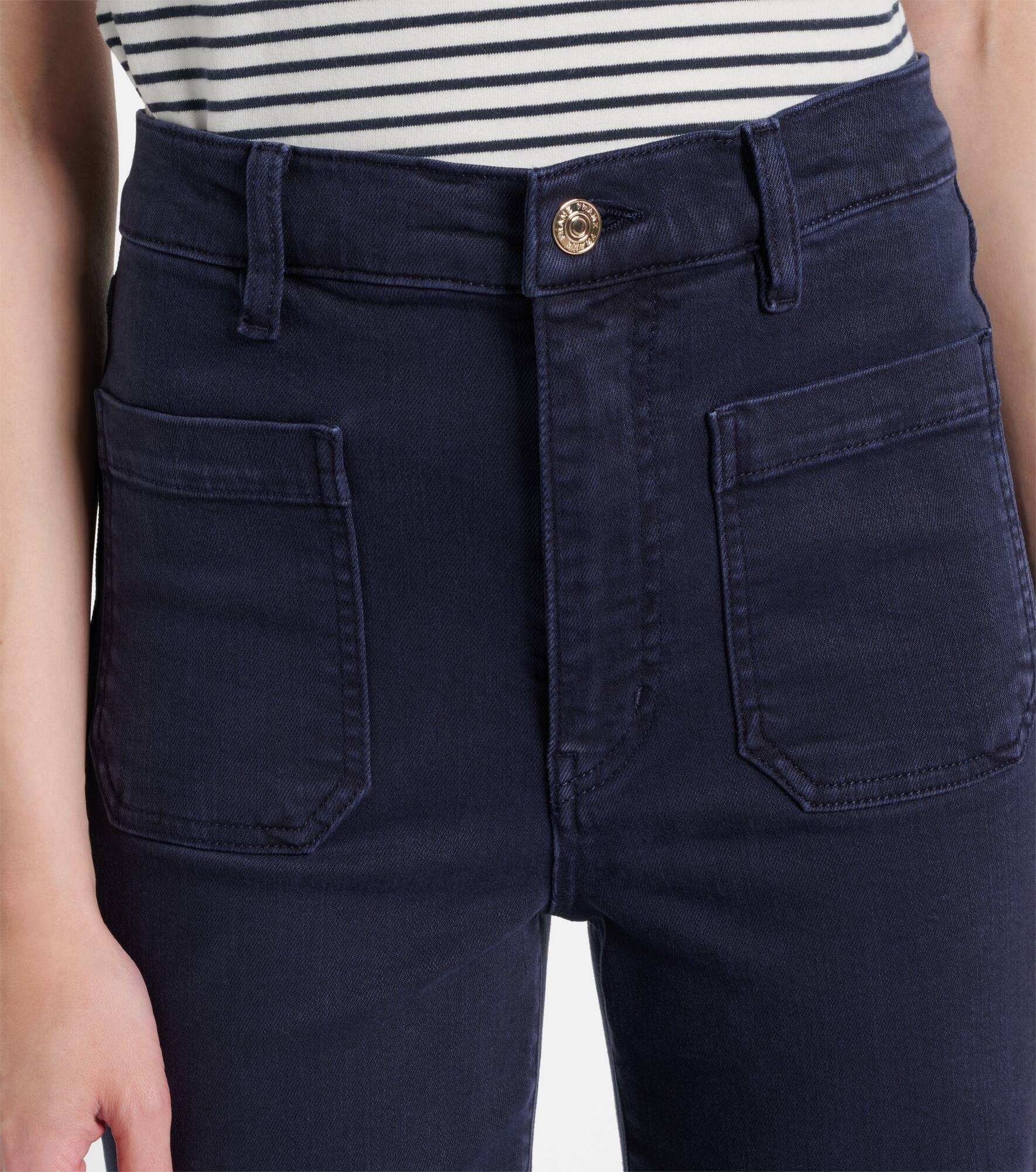 Anchor high-rise ankle wide-leg jeans - 4