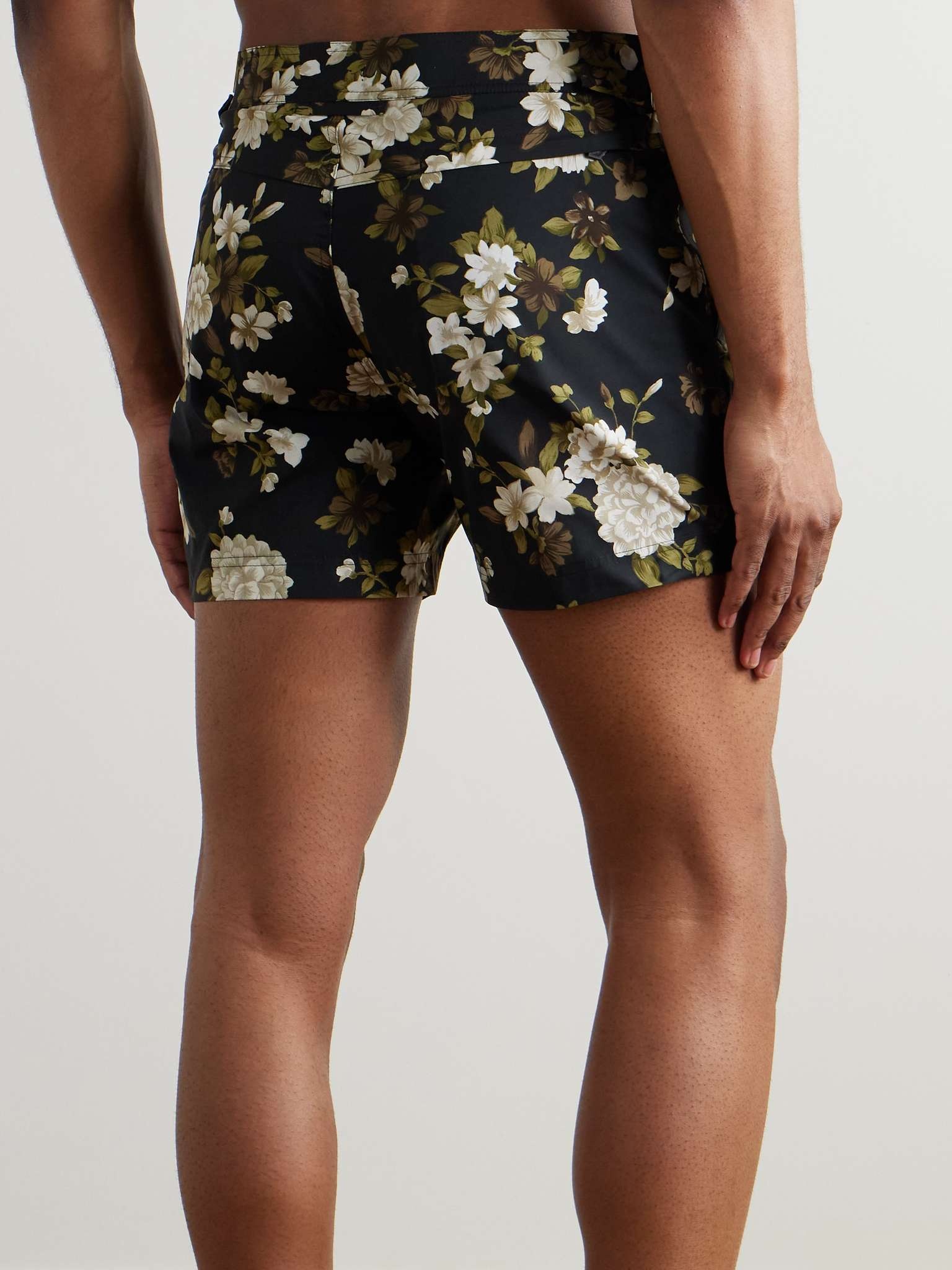 Hendrix Slim-Fit Short-Length Floral-Print Swim Shorts - 3