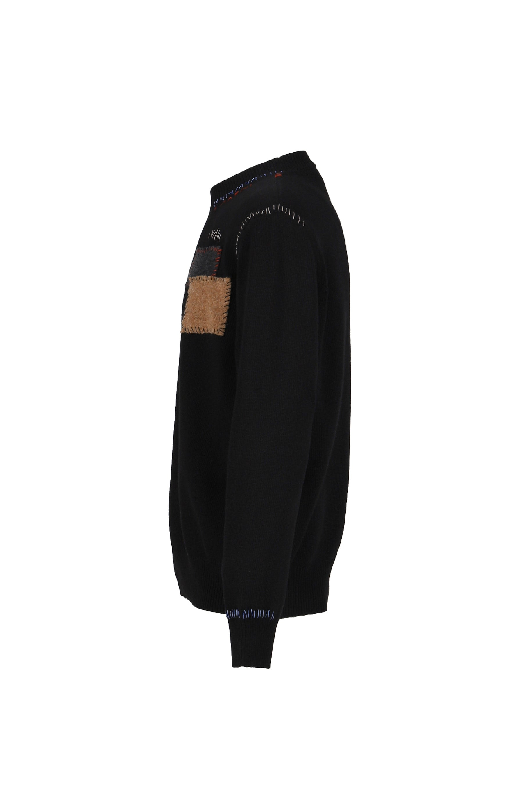 ROUNDNECK SWEATER / BLK - 3