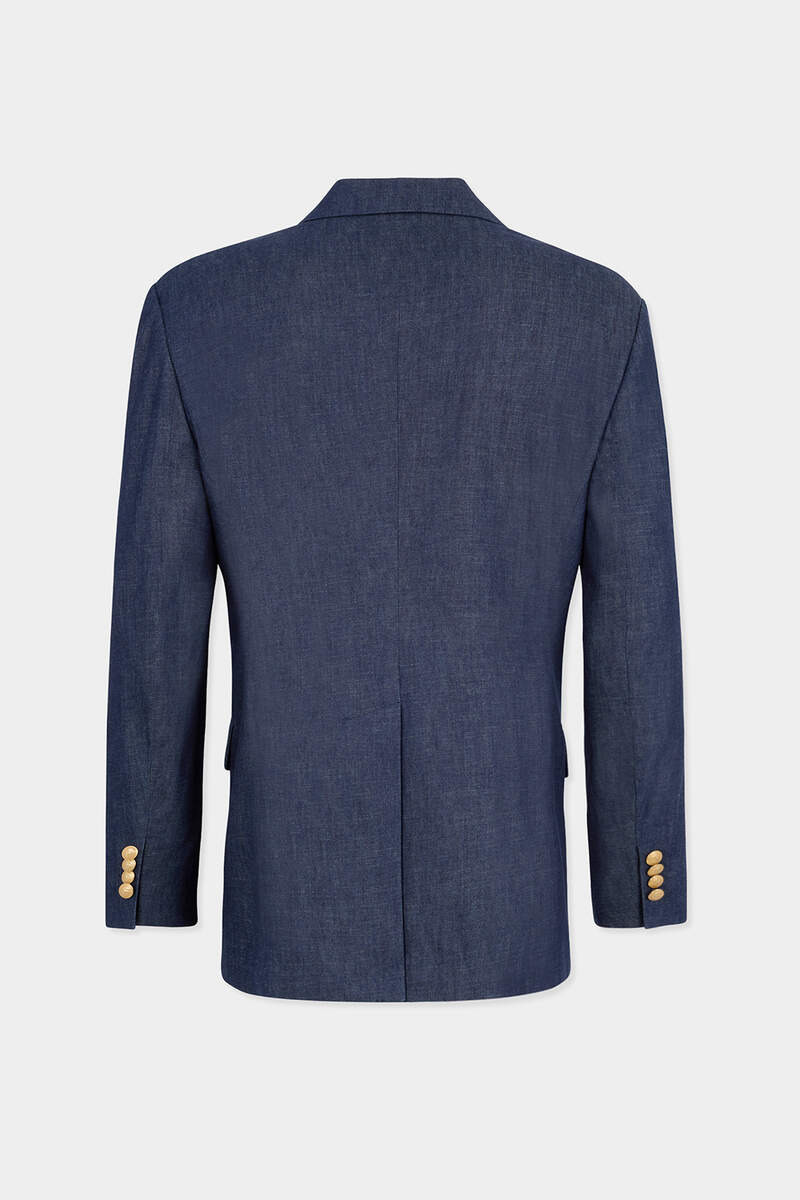 DSQUARED2 DENIM DOUBLE BREASTED BLAZER outlook