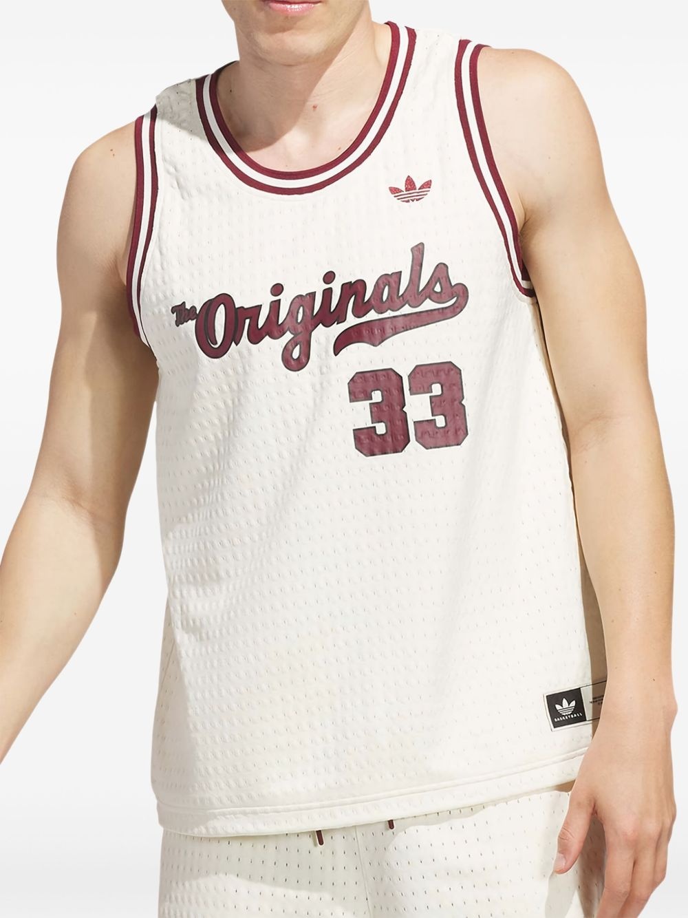 mesh sleeveless jersey - 3