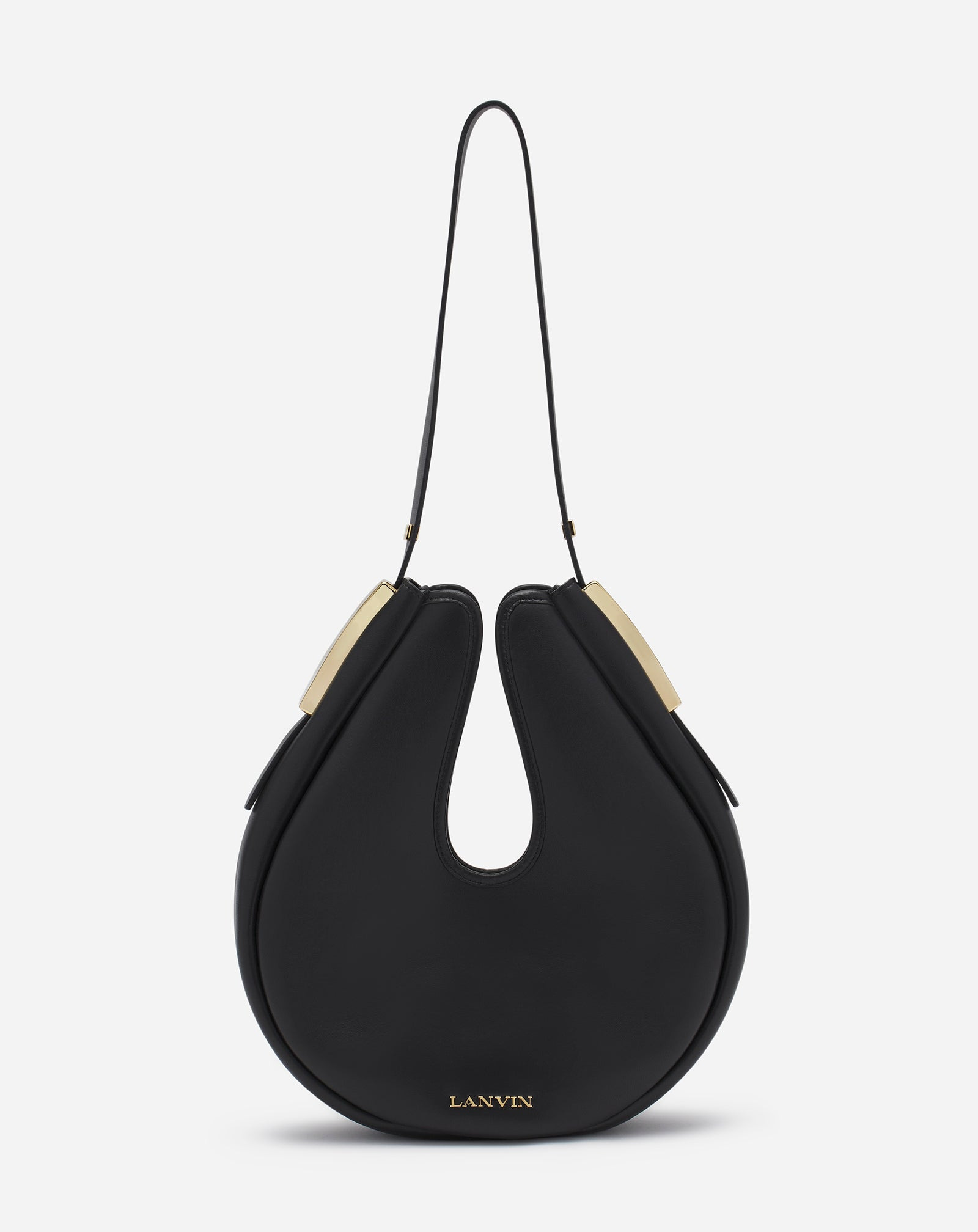 HOBO CYMBAL LEATHER BAG - 3