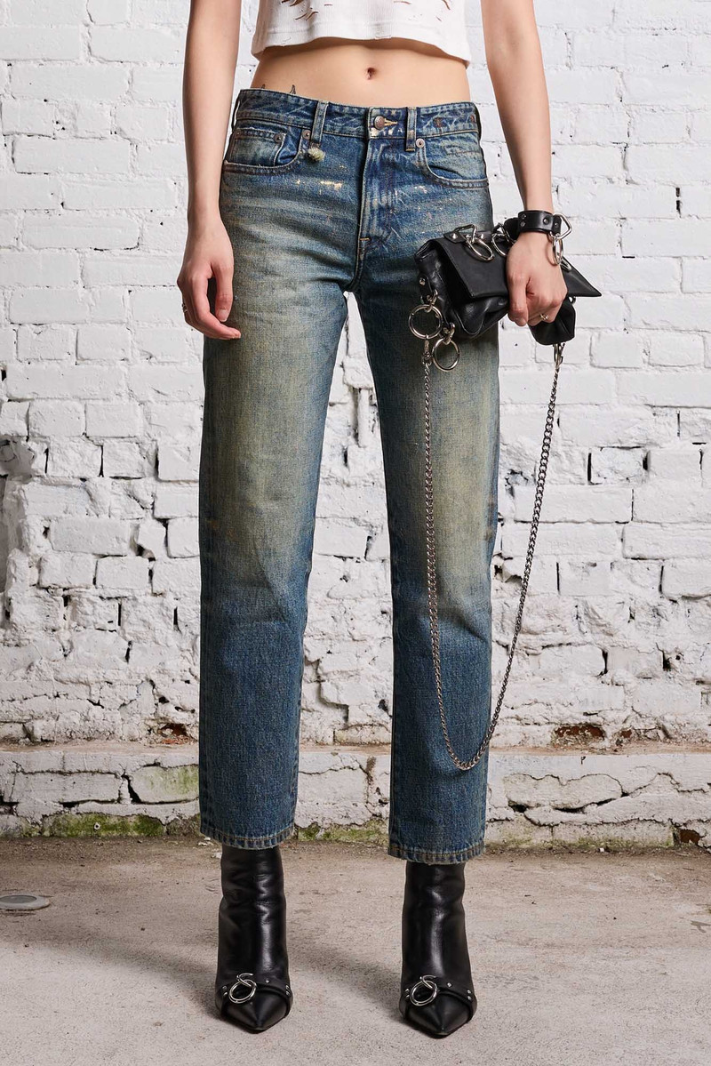 ROMEO JEAN - SPLATTERED CLINTON BLUE 1