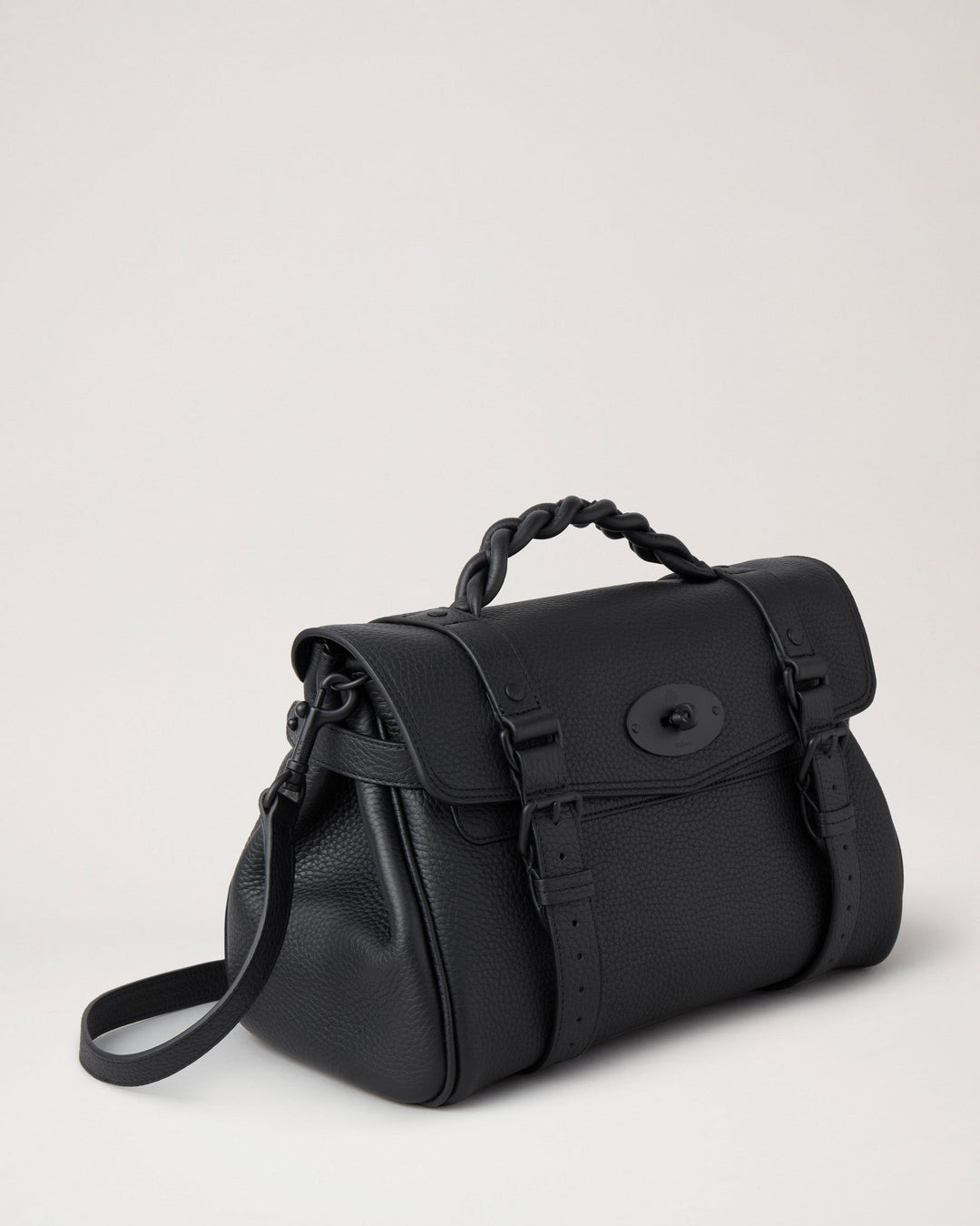 Alexa Black Heavy Grain Leather - 4