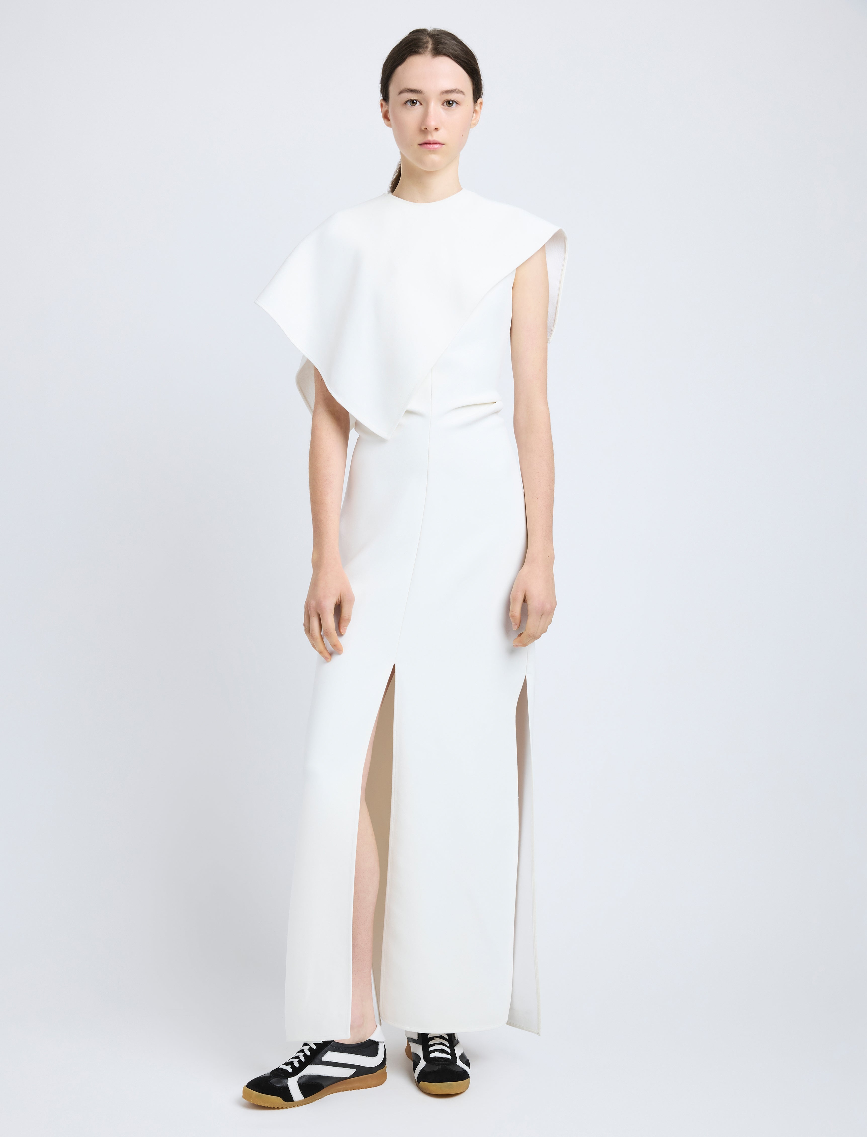 Selene Dress in Bi-Stretch Suiting - 2